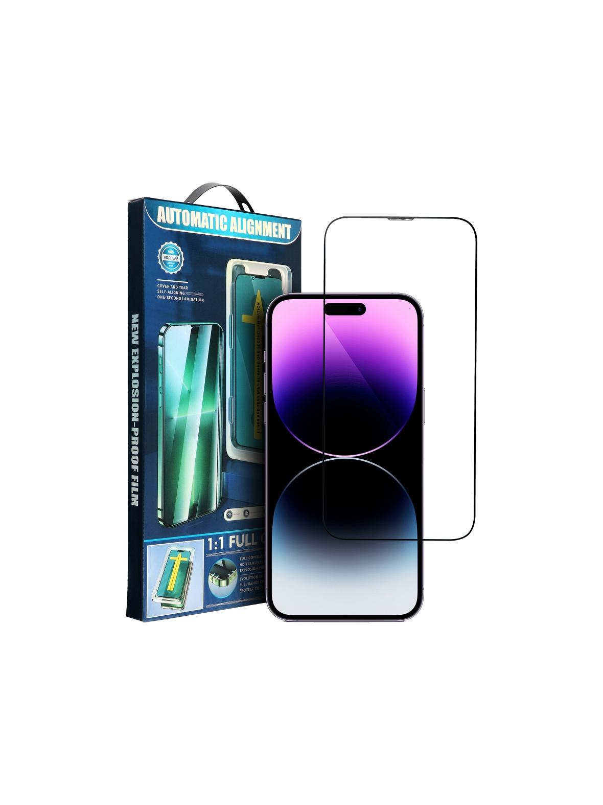 5D Full Glue Tempered Glass - do iPhone Xs / 11 Pro czarny + aplikator