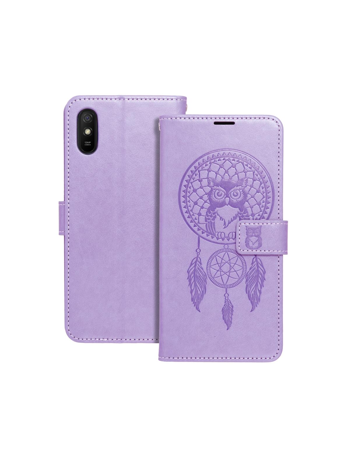 Kabura MEZZO Book do XIAOMI Redmi 9AT / Redmi 9A łapacz snów fioletowy
