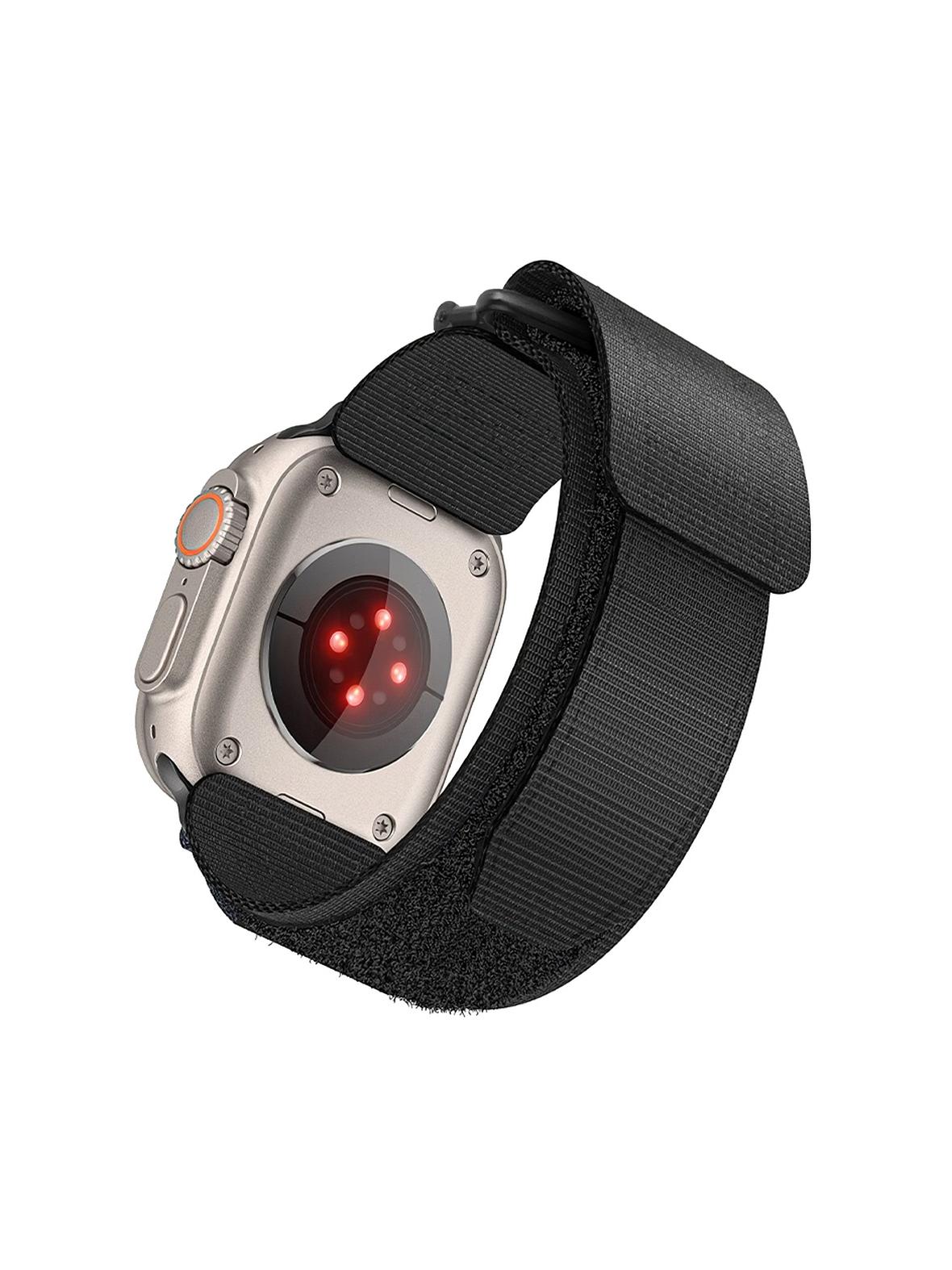 Pasek do Apple Watch Forcell F-Design FA05 rzep nylon 38 / 40 / 41 mm czarny