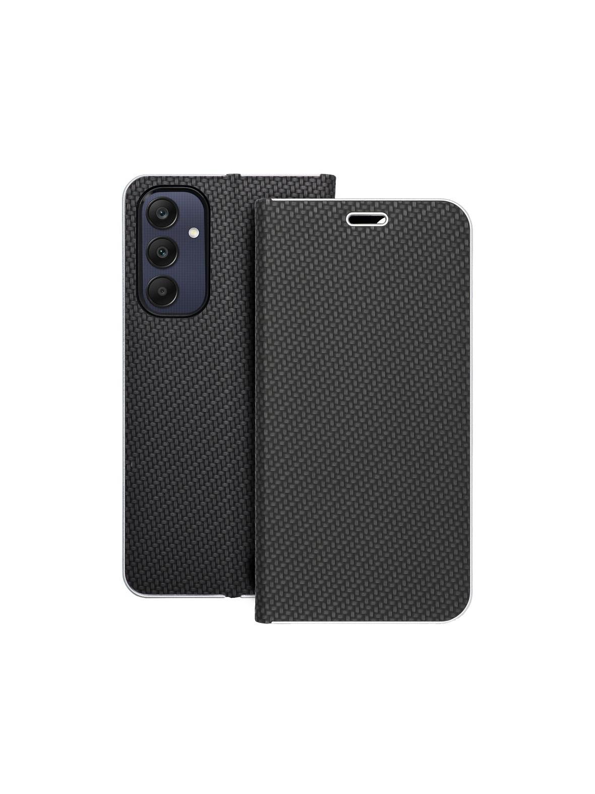 Kabura LUNA Book Carbon do SAMSUNG A25 5G czarny