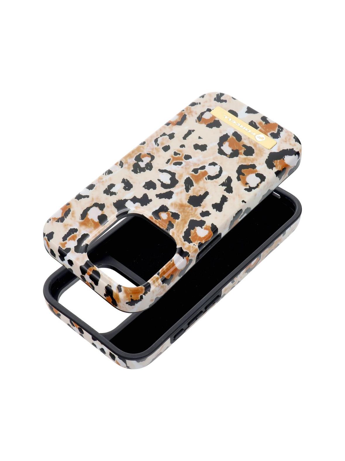 Etui na iPhone 15 PRO Forcell F-Protect Mirage zgodny z MagSafe wild panther