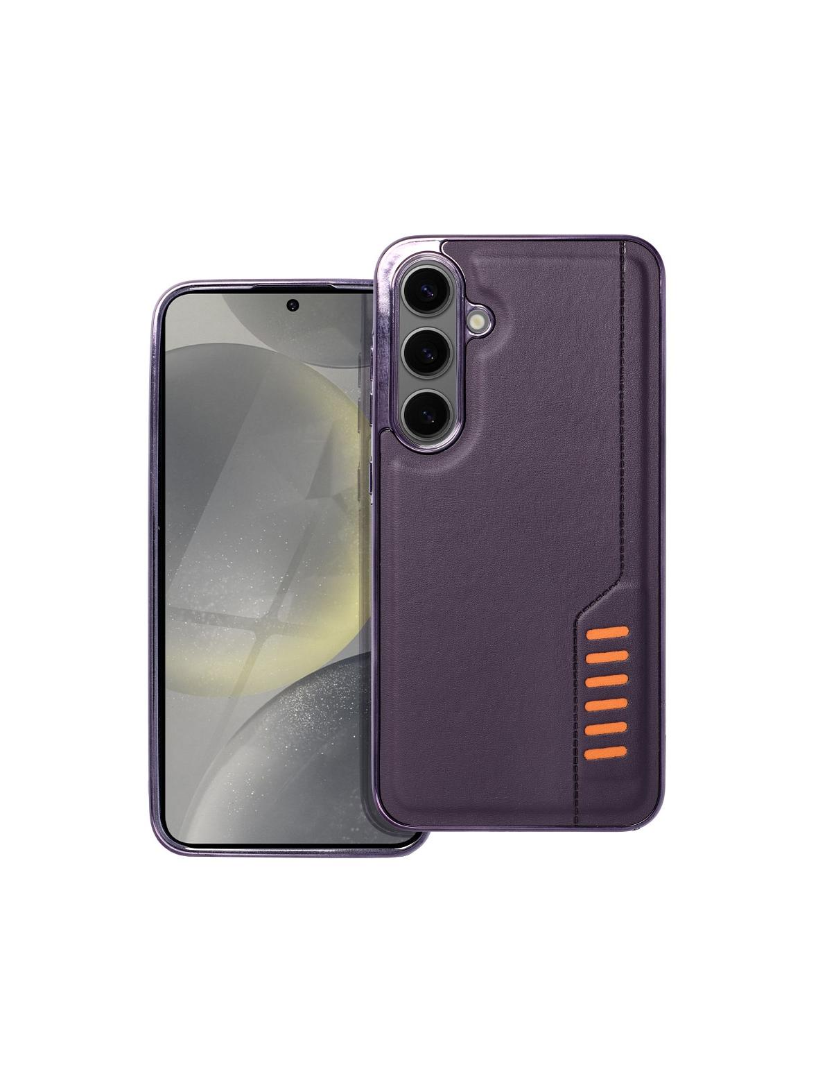 Futerał MILANO do SAMSUNG S24 Plus ciemny fiolet