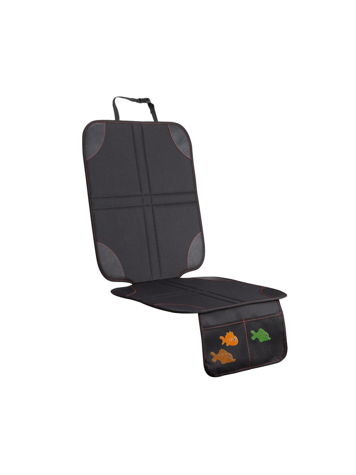 Mata ochronna na fotel samochodowy z organizerem czarna