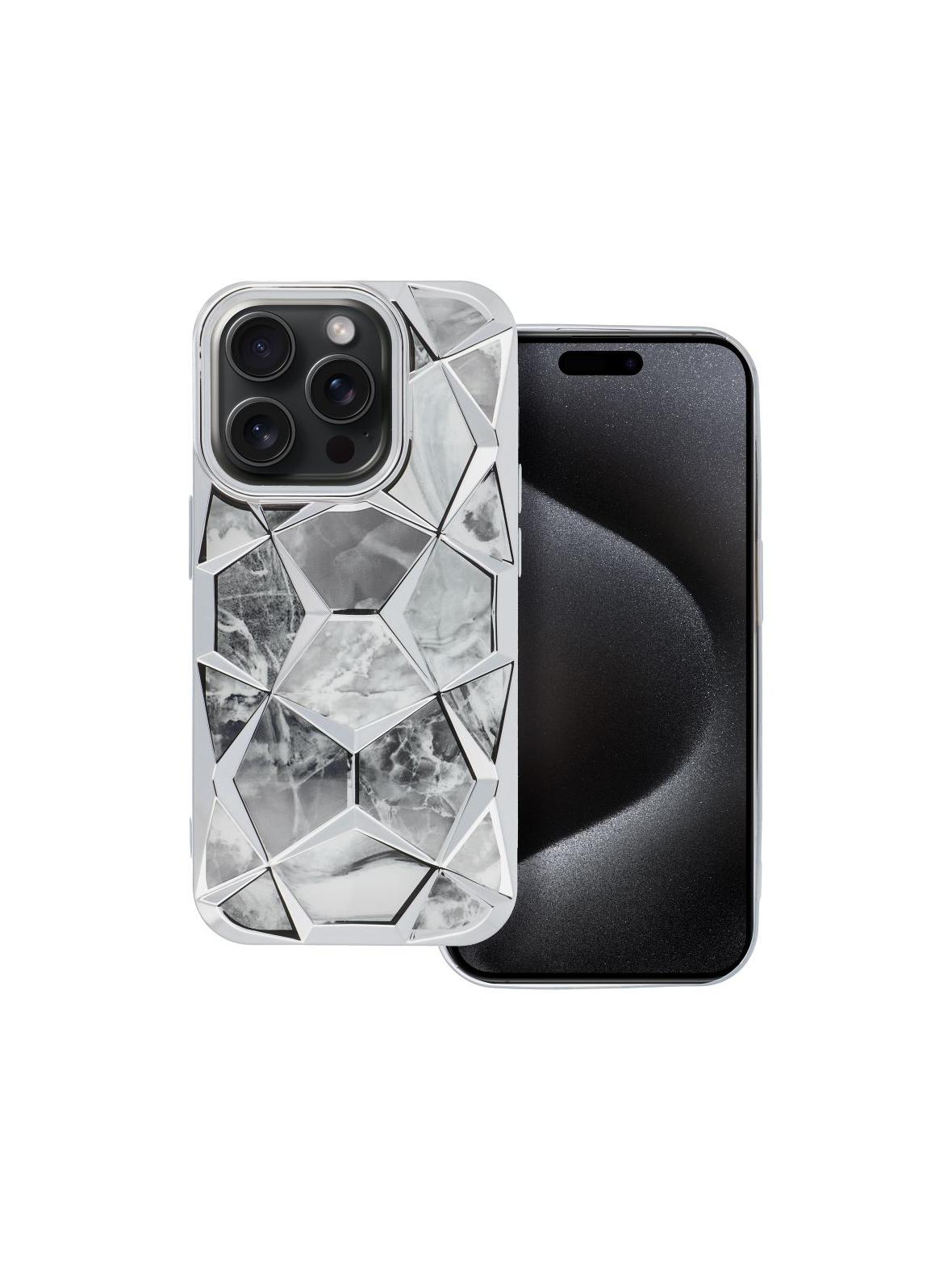 Futerał TWINKI do IPHONE 13 PRO srebrny