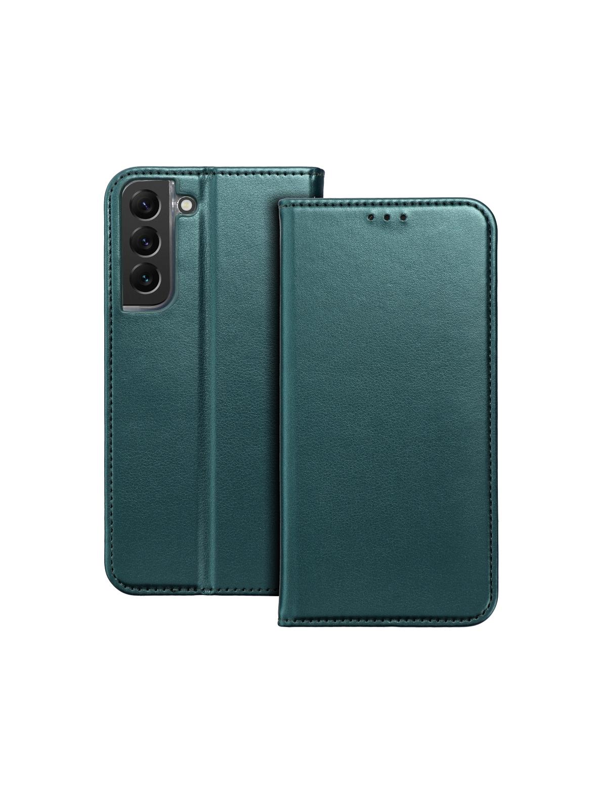 Kabura SMART MAGNETO do SAMSUNG A57 ciemnozielony