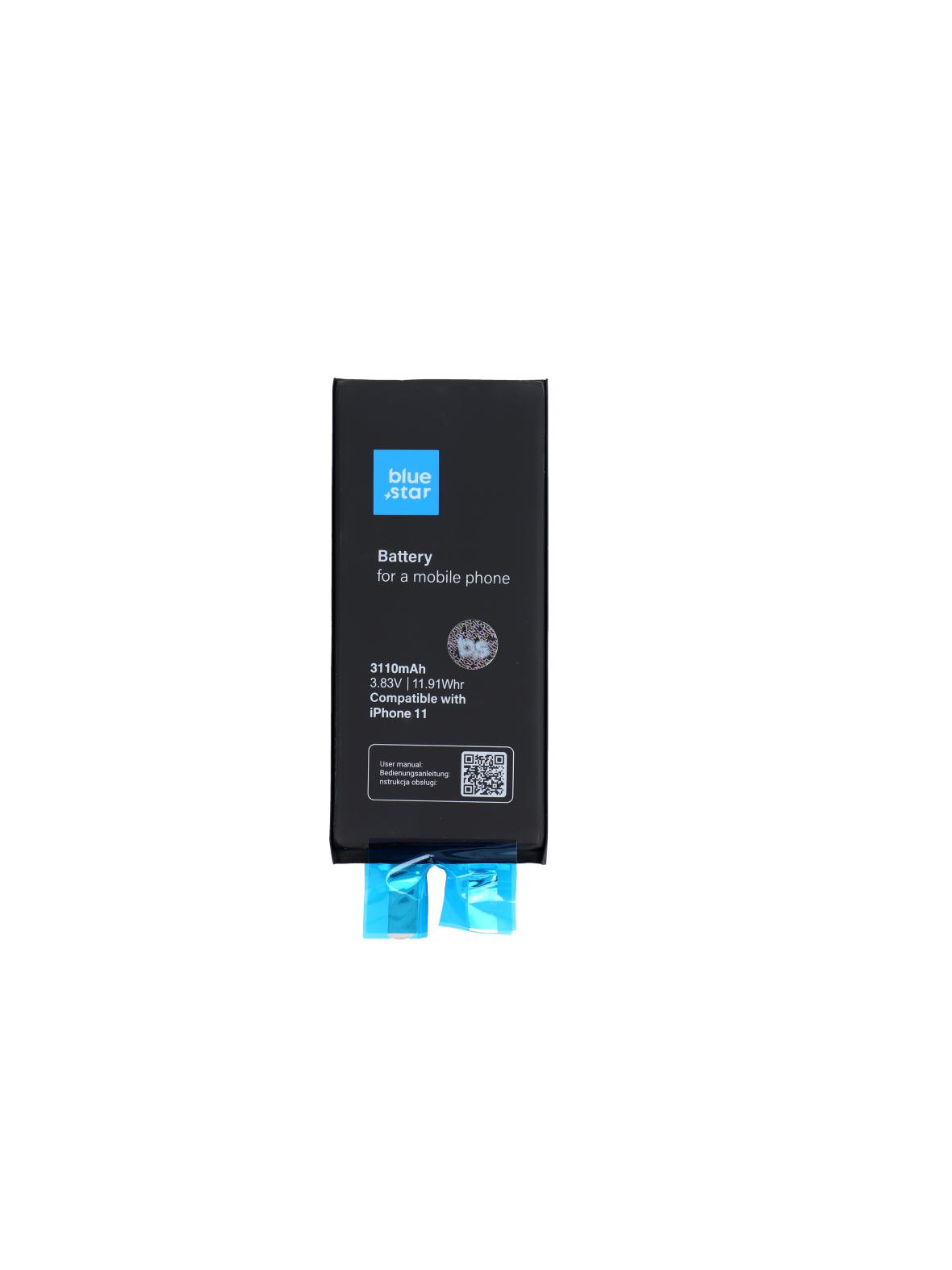 Bateria bez BMS do iPhone 11 3110 mAh Blue Star HQ