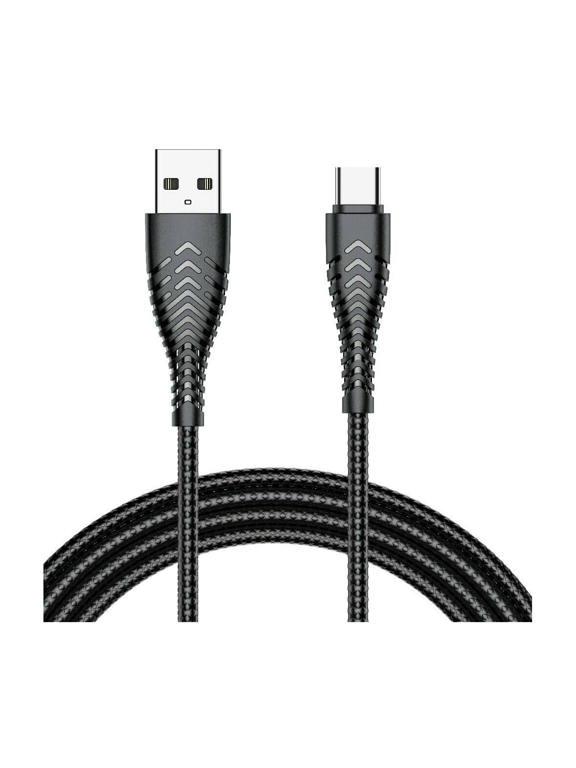 Kabel USB A do Typ C VEGER 2,4A V104 1,2 m czarny