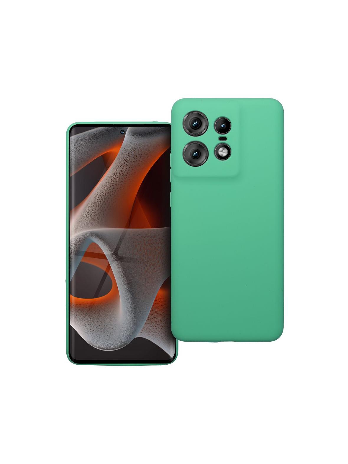 Futerał SILICONE 2mm do MOTOROLA EDGE 50 Pro miętowy