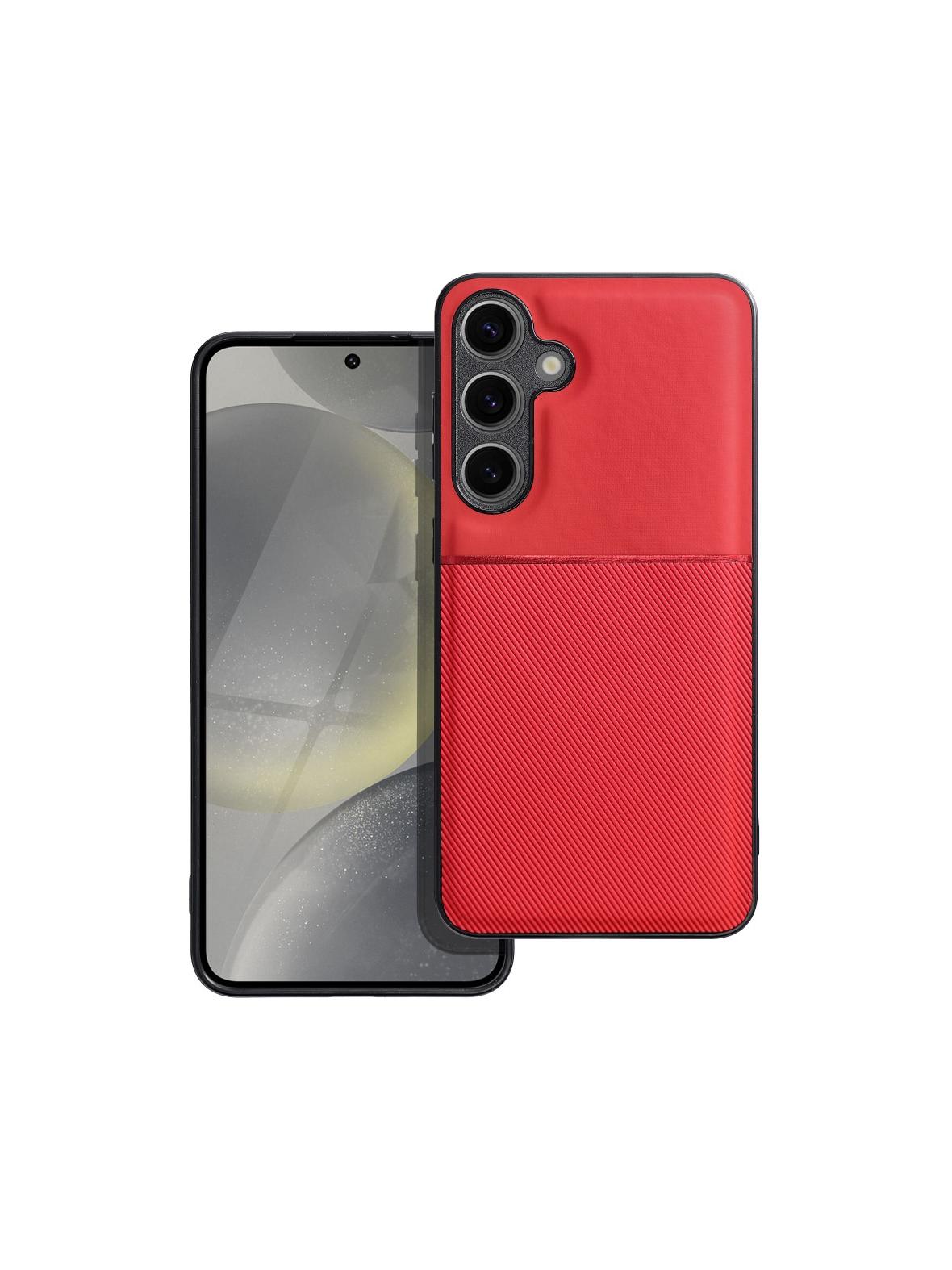 Futerał NOBLE do SAMSUNG S24 Plus czerwony