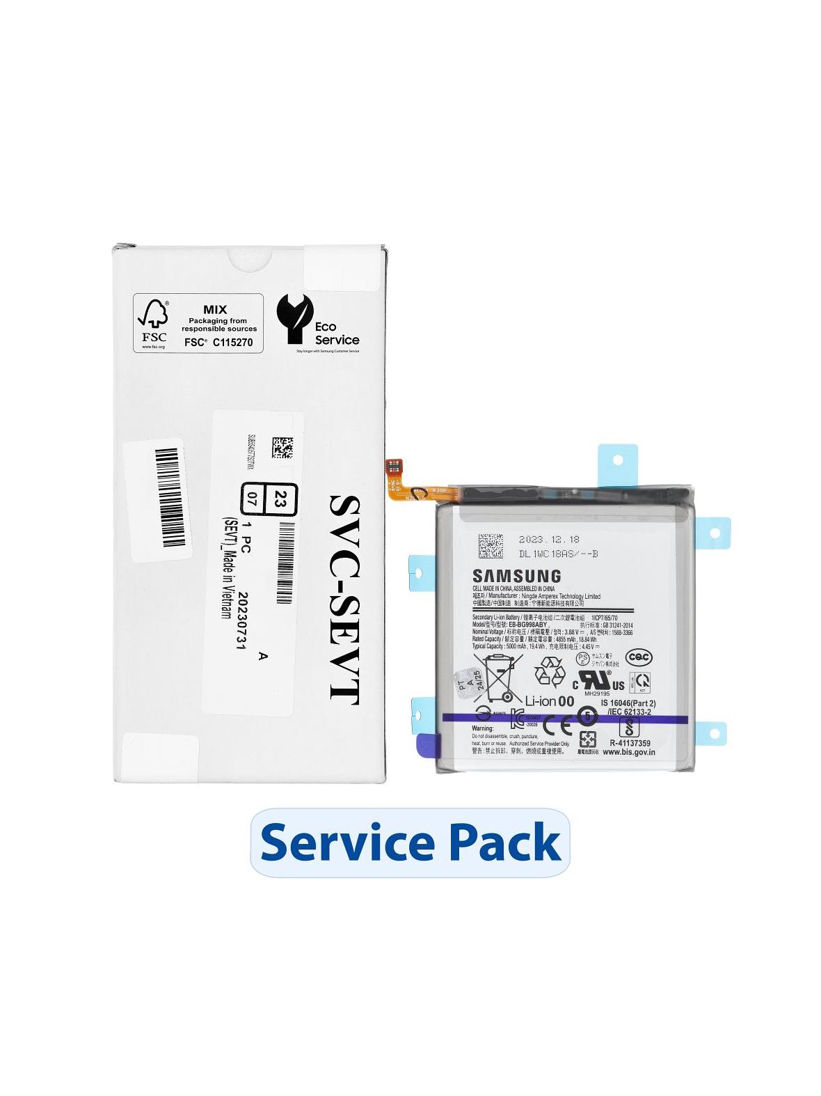 ServicePack Bateria EB-BG998ABY do SAMSUNG S21 Ultra 5G G998B GH82-24592A