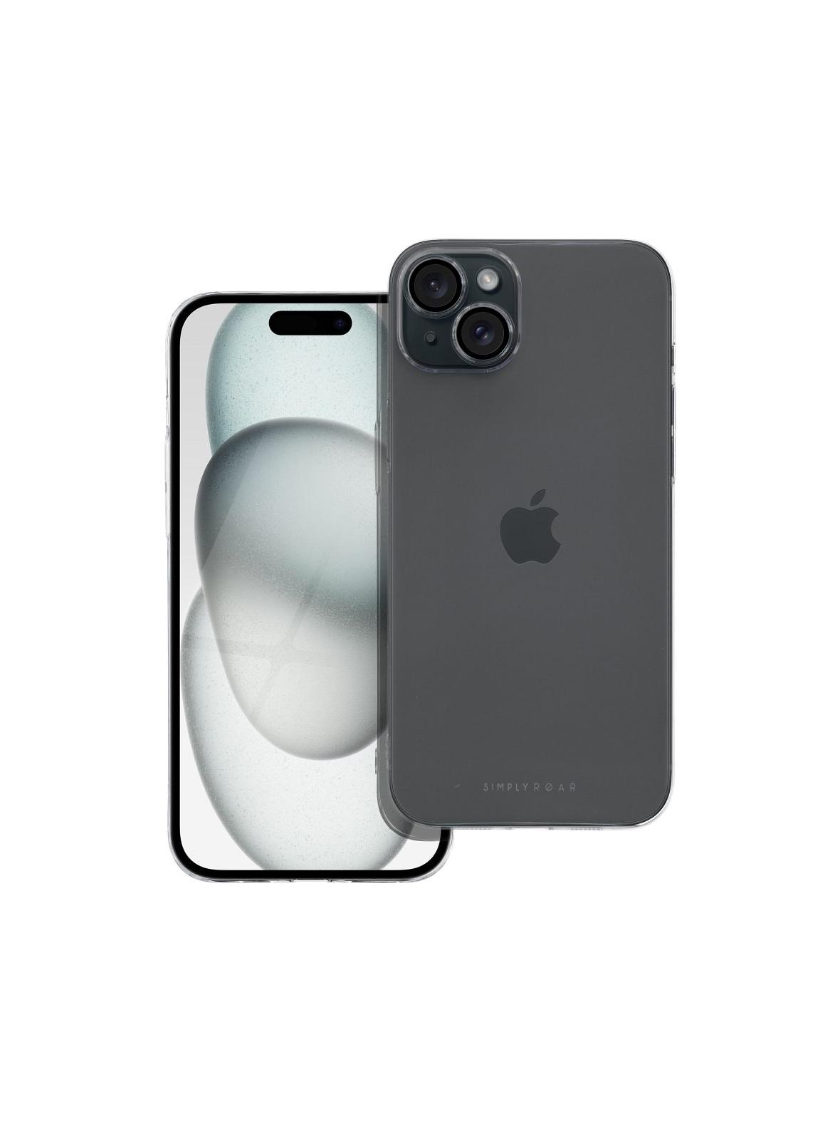 ROAR futerał PURE SIMPLE FIT do IPHONE 15 Plus Transparentny