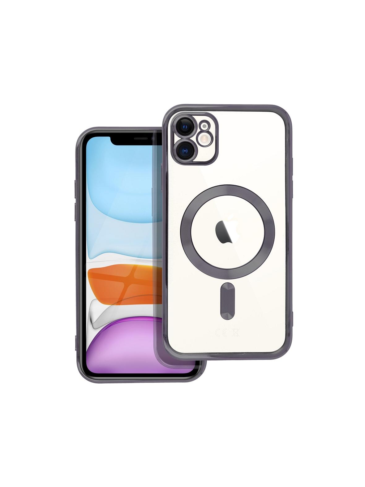 Futerał ELECTRO MAG COVER kompatybilny z MagSafe do IPHONE 11 czarny