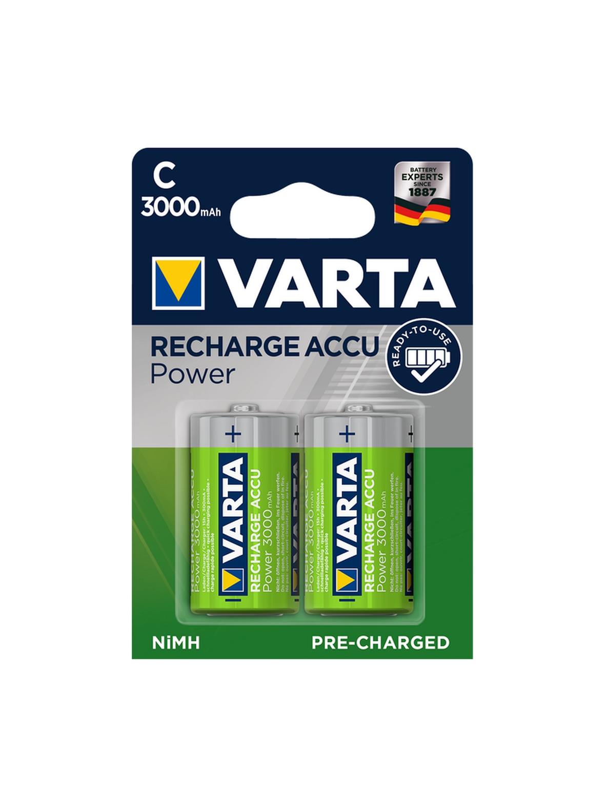 VARTA bateria akumulatorowa R14 (Typ C) 3000mAh Accu Power 2 szt