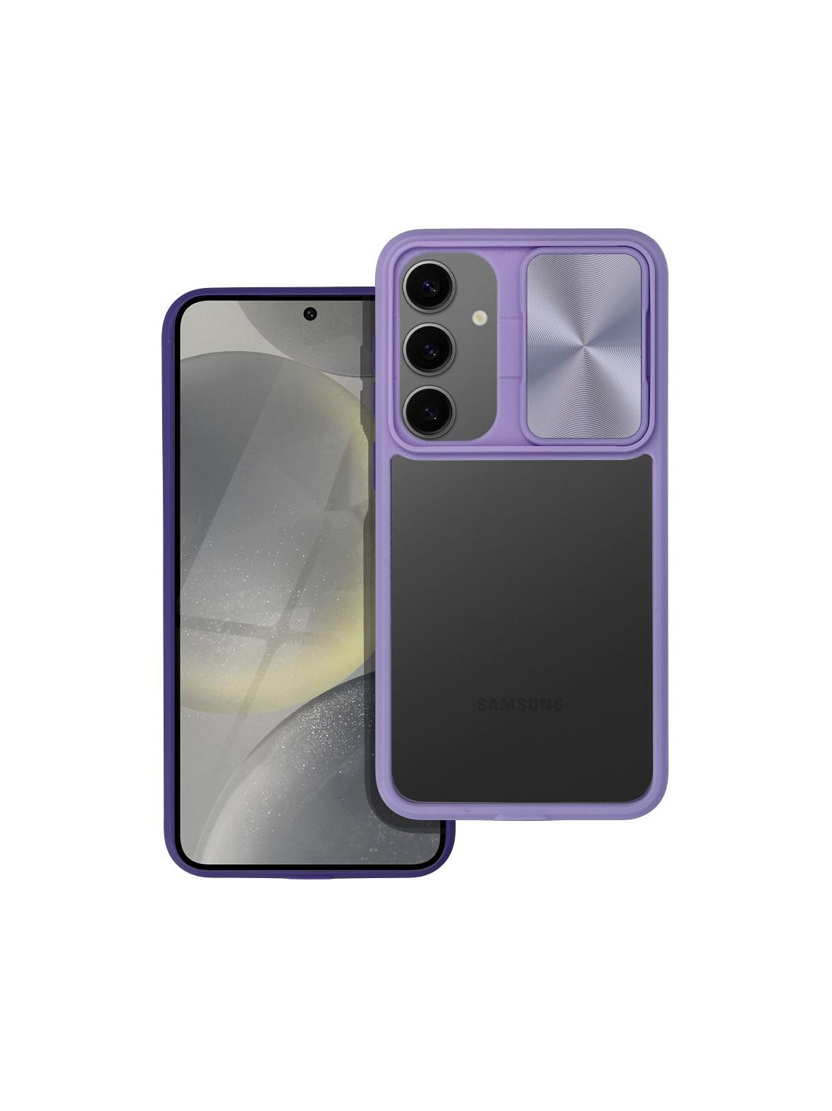 Futerał SLIDER do SAMSUNG S24 Plus fioletowy