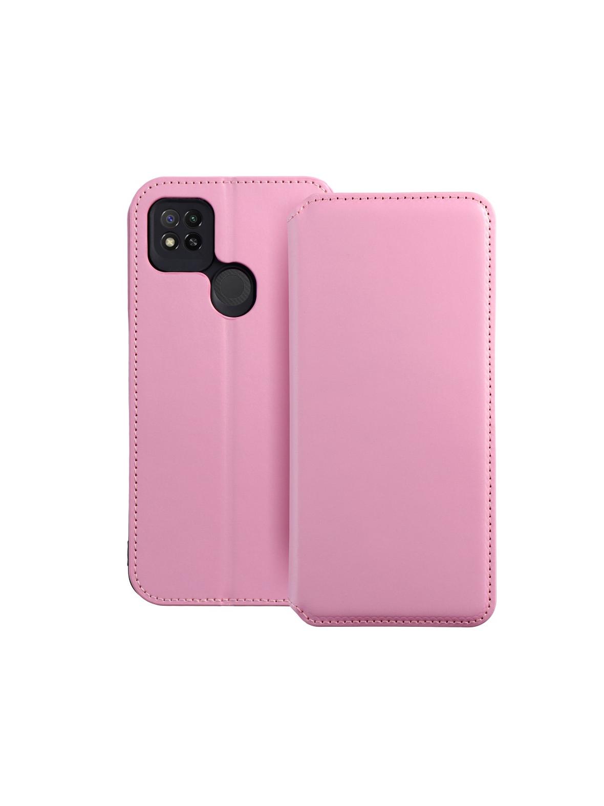 Kabura DUAL POCKET Book do XIAOMI Redmi 9c jasny różowy