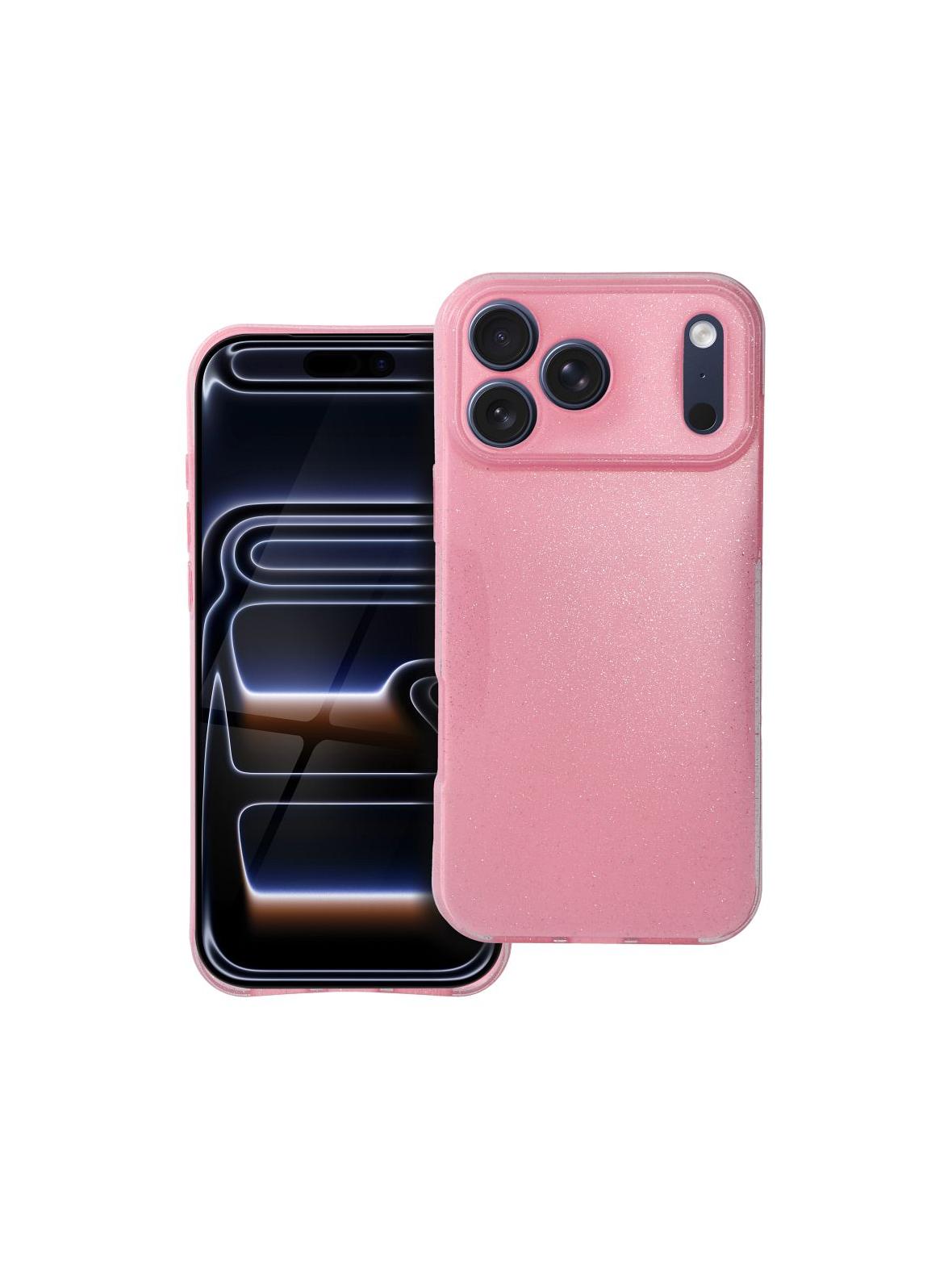 Futerał CLEAR CASE 2 mm BLINK do IPHONE 17 Pro Max różowy