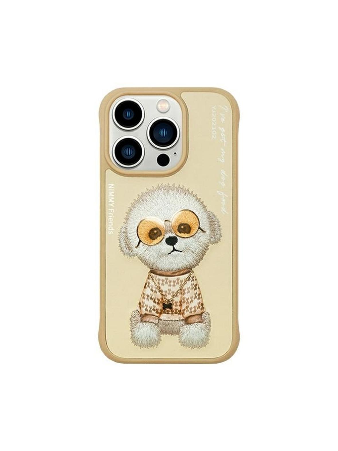 NIMMY futerał GLASSES COOL DOG do IPHONE 15 Pro khaki