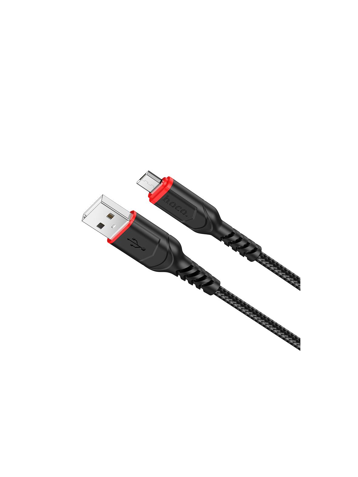 Kabel USB A do Micro USB Hoco 2,4A 3 m X59 czarny