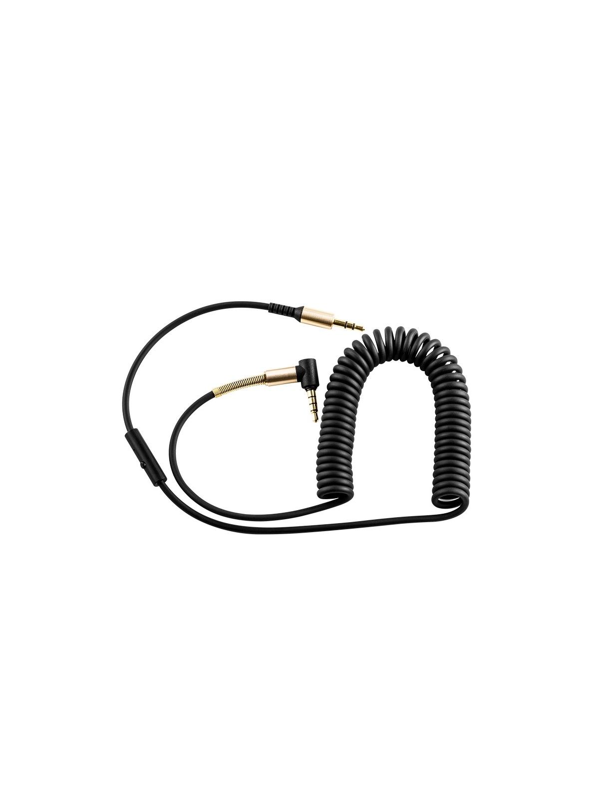 Kabel AUX Jack 3,5mm do Jack 3,5 mm Hoco z mikrofonem UPA02 czarny