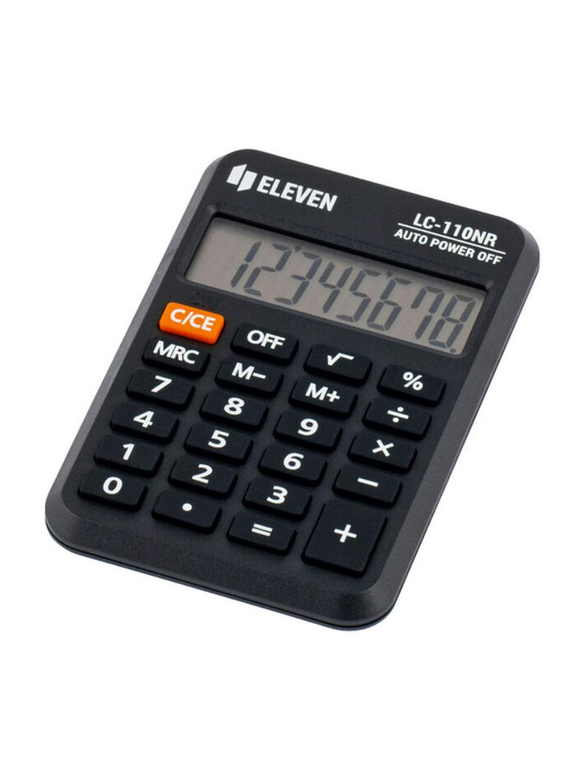 ELEVEN kalkulator kieszonkowy LC-110NR czarny