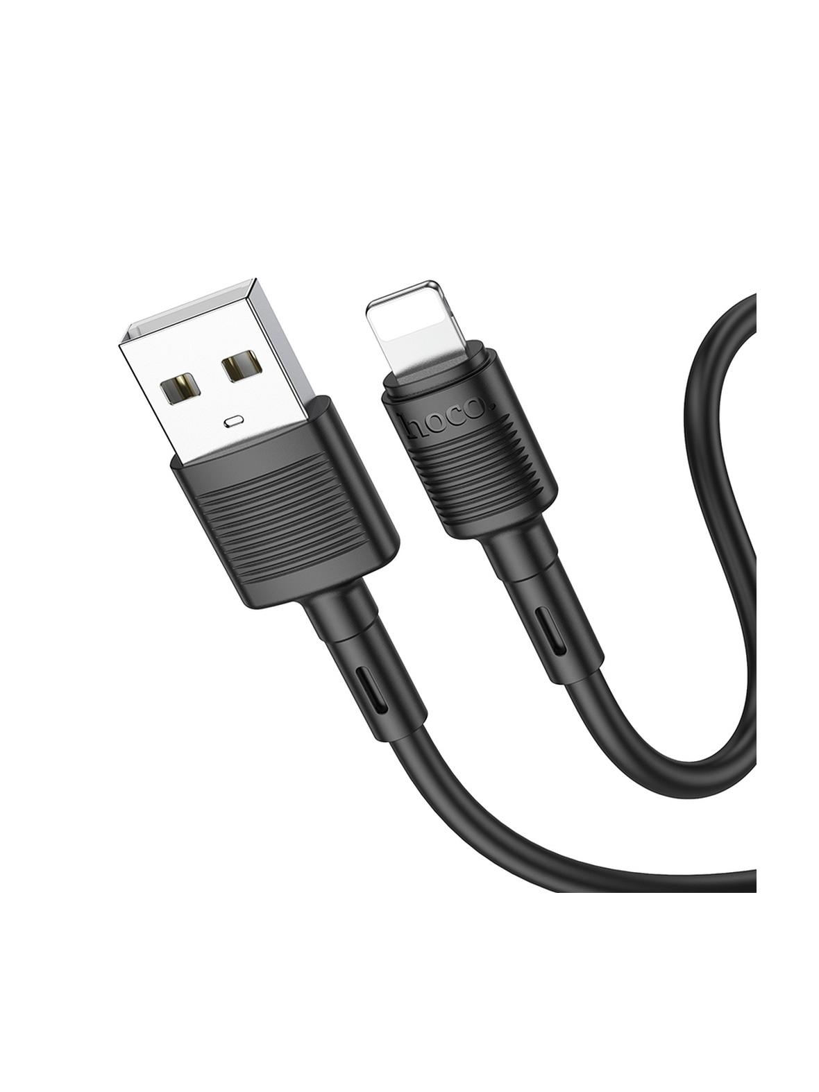 Kabel USB A do Lightning Hoco 2,4A 1 m X83 czarny