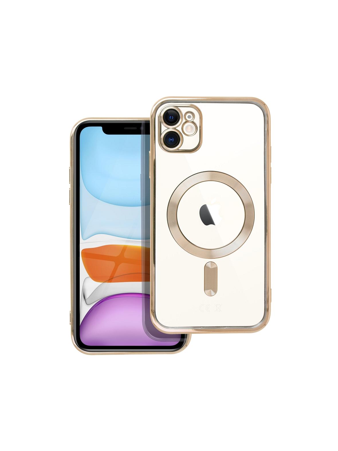 Futerał ELECTRO MAG COVER kompatybilny z MagSafe do IPHONE 11 złoty