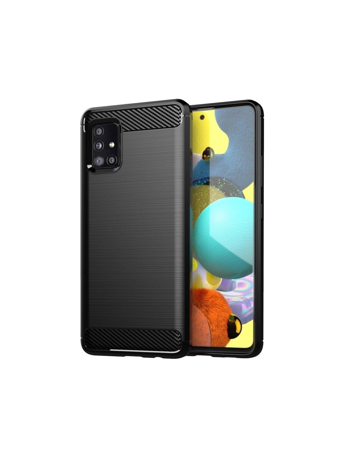 Futerał CARBON do SAMSUNG A71 czarny
