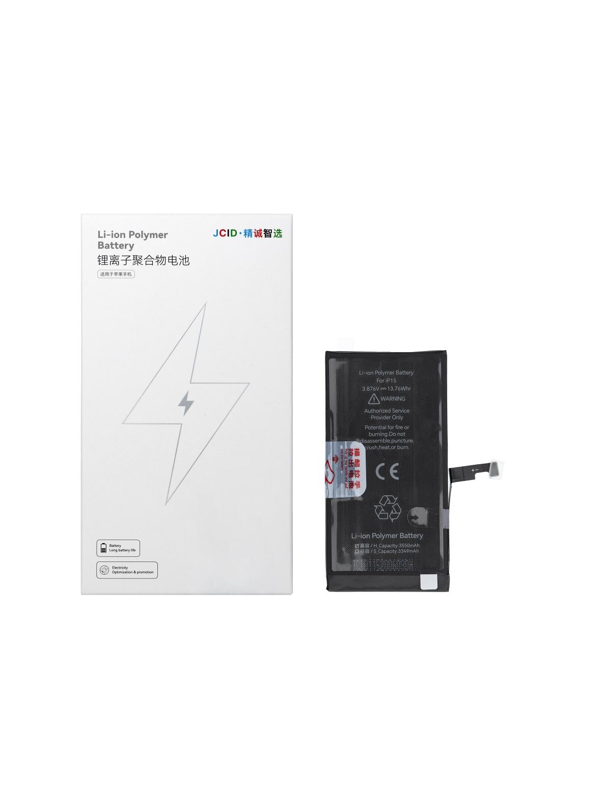 JCID Bateria do iPhone 15 3550 mAh (zwiększona pojemność)