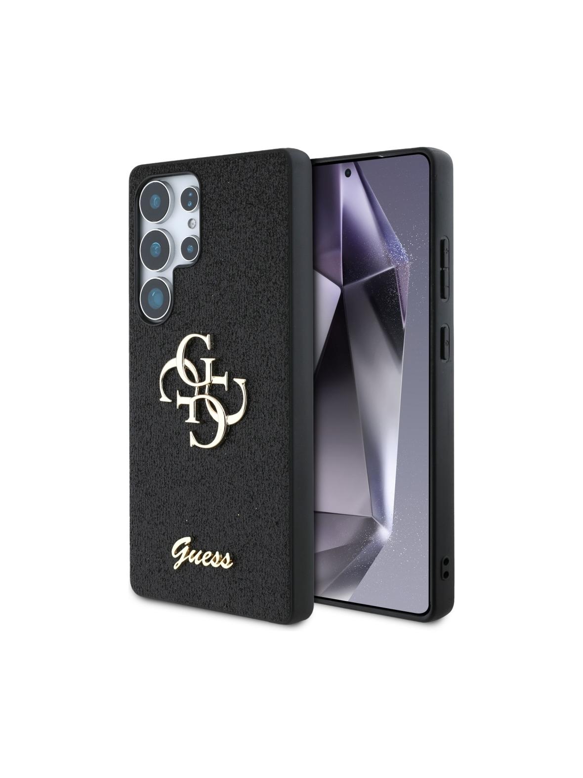 GUESS futerał do SAMSUNG S25 Ultra GUHCS25LHG4SGK (Fixed Glitter Big 4G) czarny