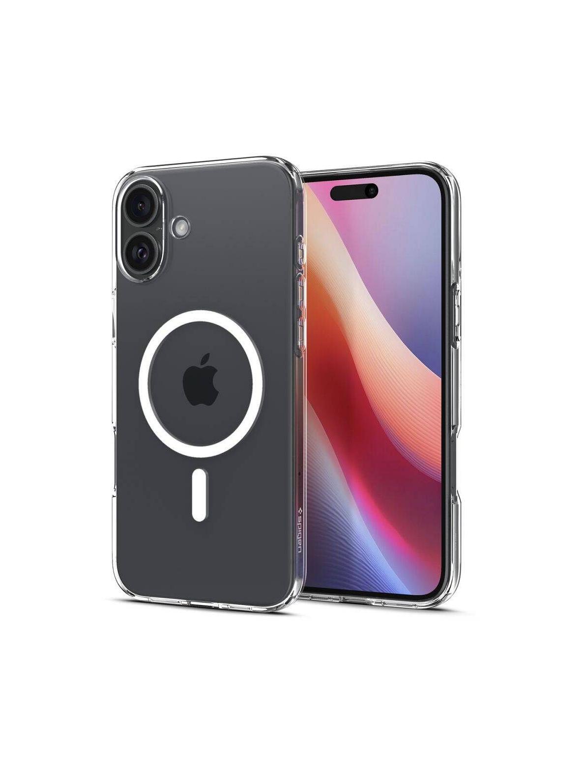 SPIGEN futerał LIQUID CRYSTAL MAG kompatybilny z MagSafe do IPHONE 16 clear