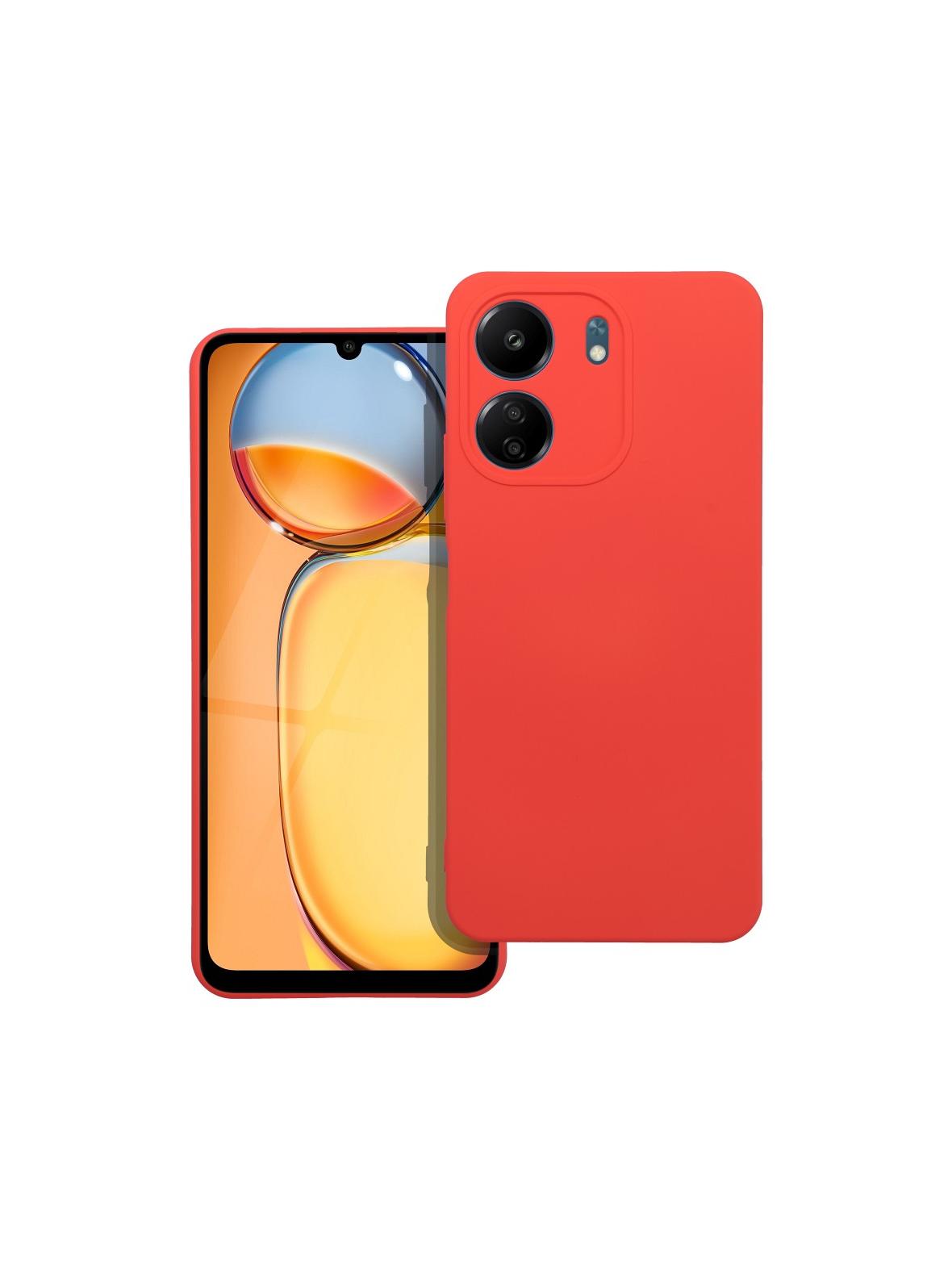 Futerał SILICONE do XIAOMI Redmi 13C / POCO C65 brzoskwiniowy