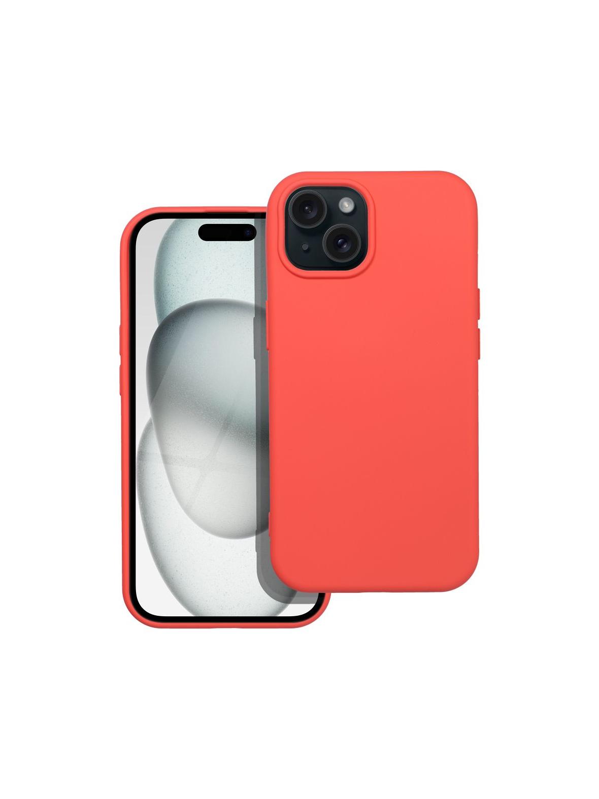 Futerał SILICONE do IPHONE 15 brzoskwiniowy