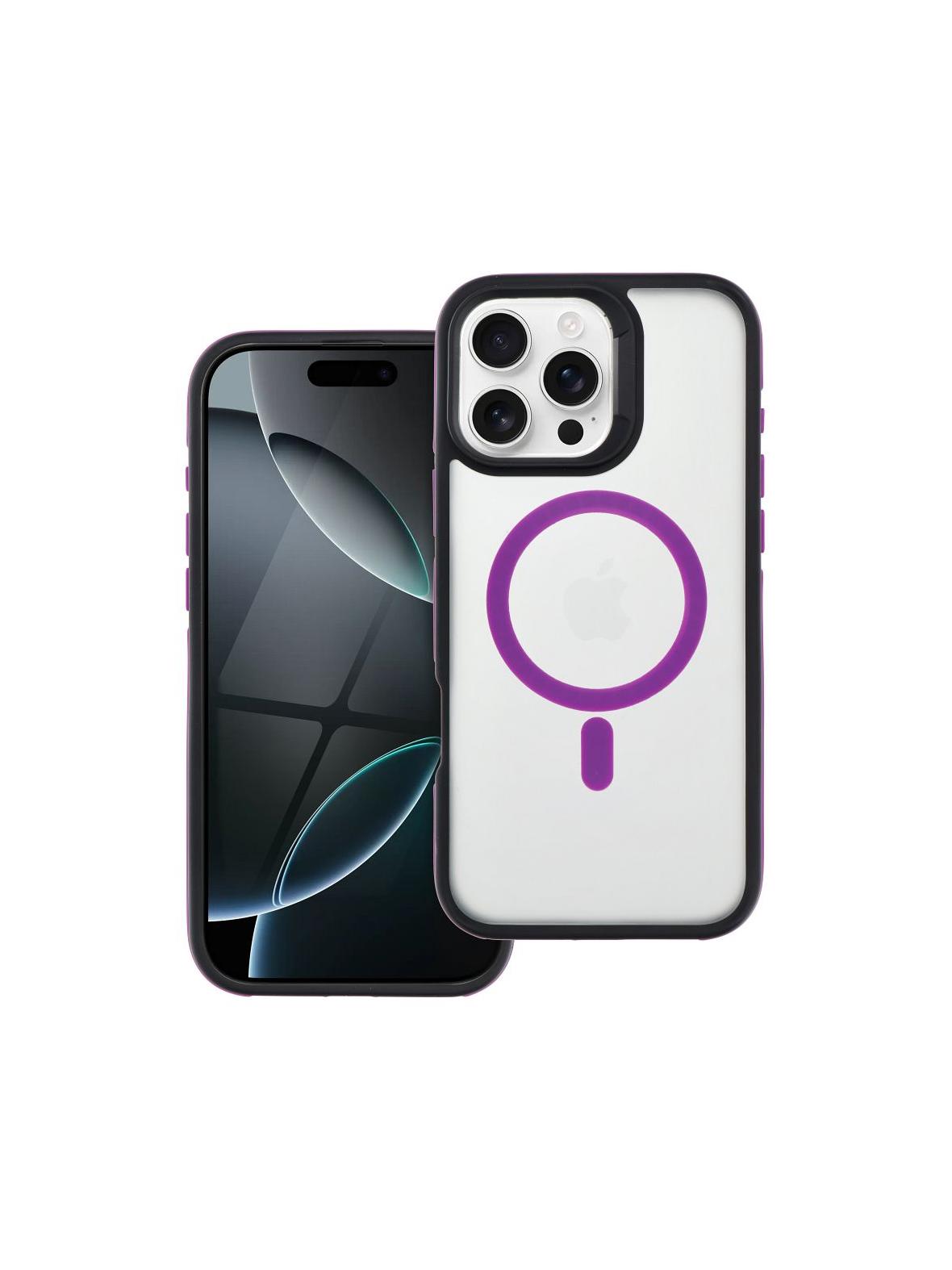 Futerał NEO do IPHONE 16 Pro Max kompatybilny z MagSafe fioletowy