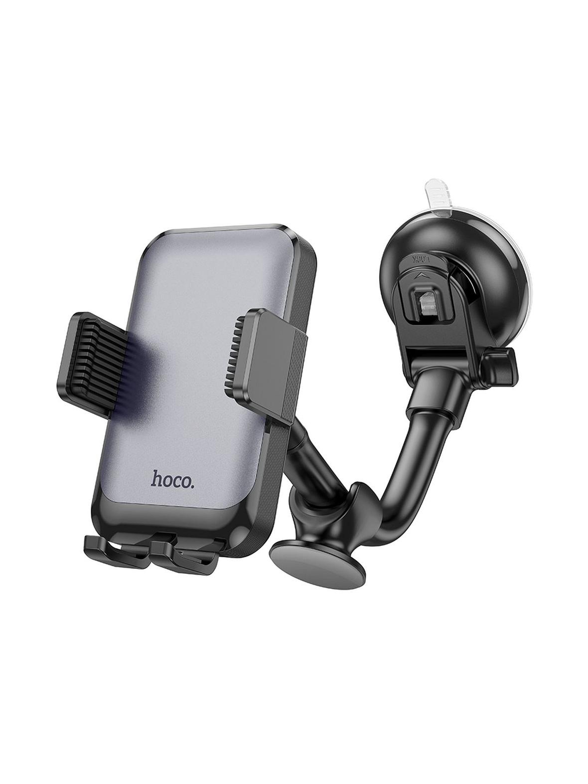 Uchwyt na telefon do samochodu uniwersalny Hoco do szyby / deski H27 czarny
