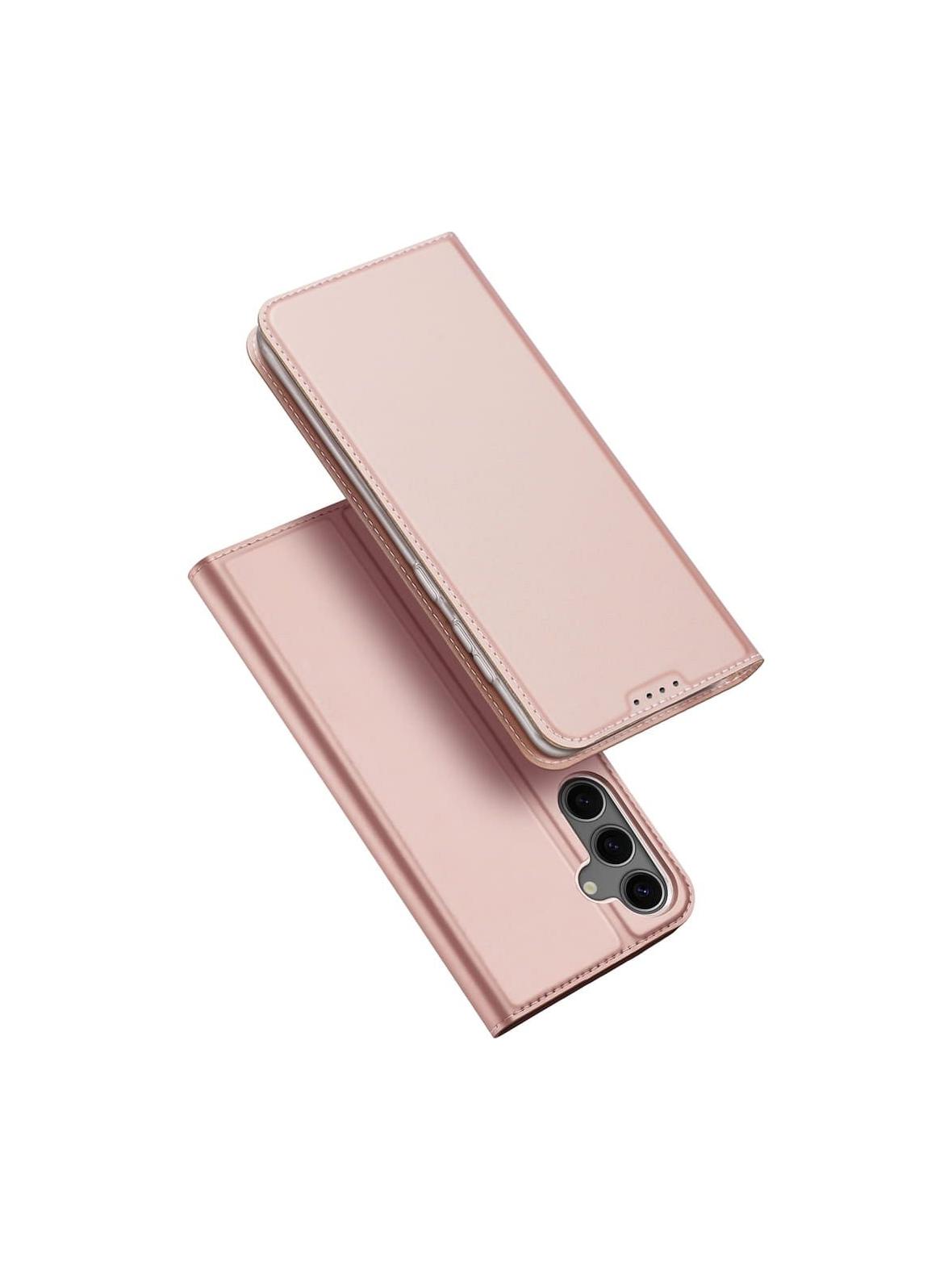 DUX DUCIS kabura SKIN PRO do SAMSUNG S25 różowa