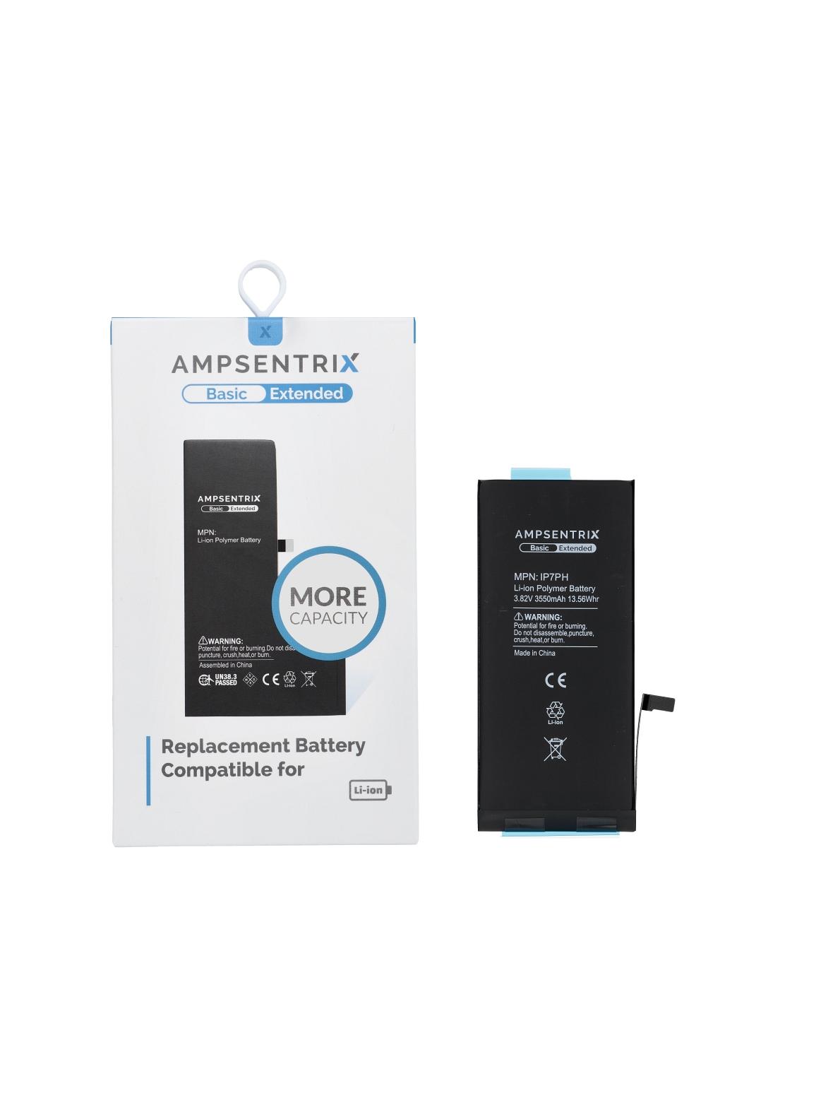AmpSentrix Basic bateria do iPhone 7 Plus (zwiększona pojemność 3550 mAh)