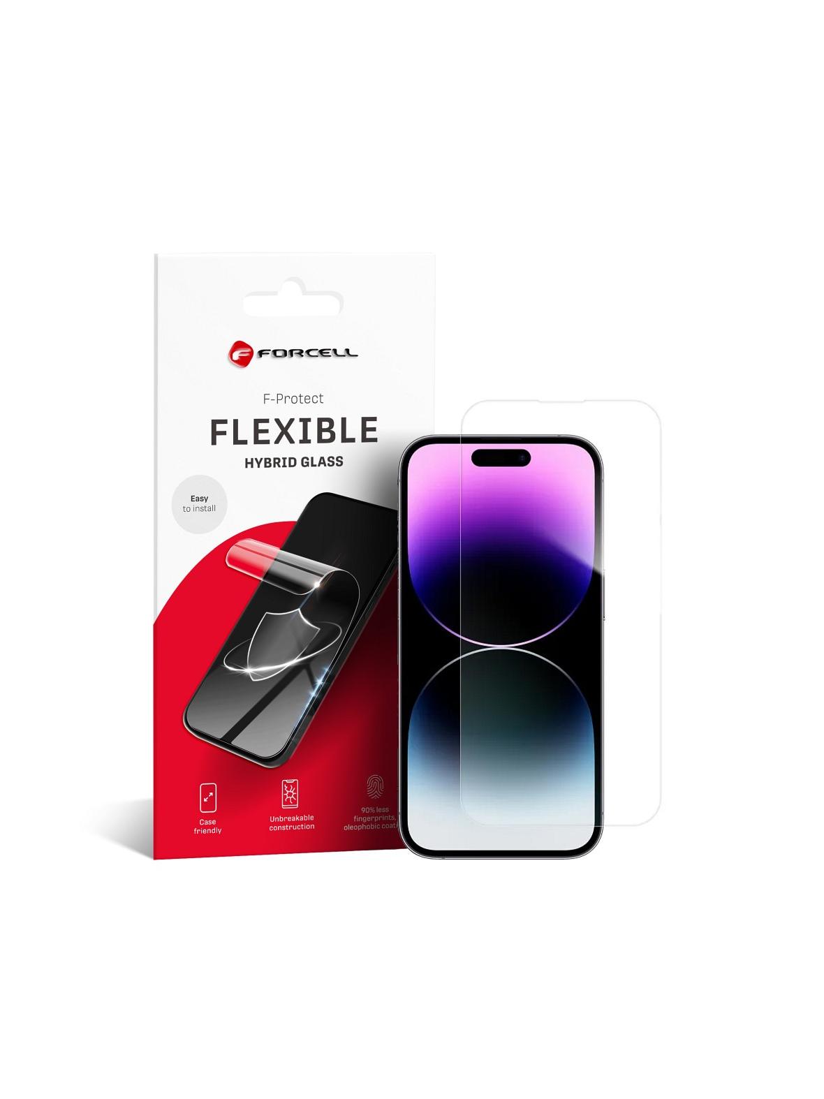 Szkło hybrydowe do iPhone 14 PRO Forcell Flexible Nano Glass