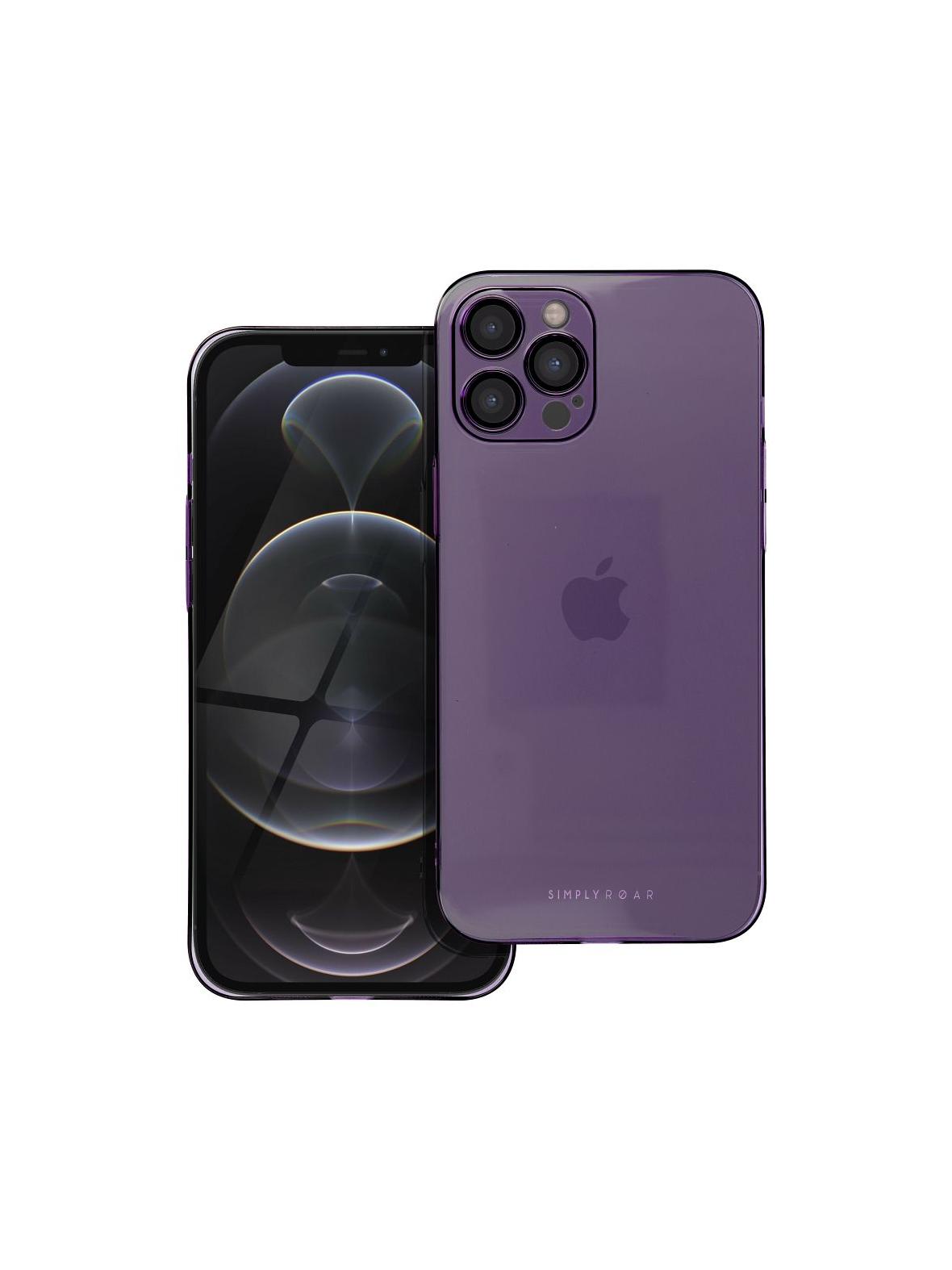 ROAR futerał PURE SIMPLE FIT do IPHONE 12 Pro Max Fioletowy