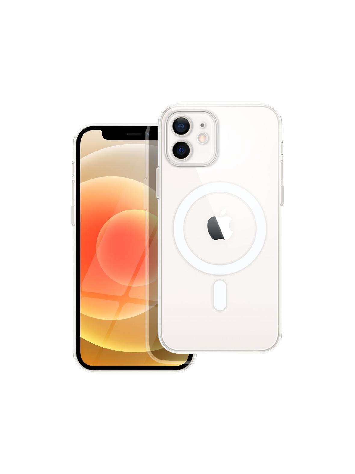 Futerał CLEAR MAG COVER z ochroną aparatu kompatybilny z MagSafe do IPHONE 12 transparentny