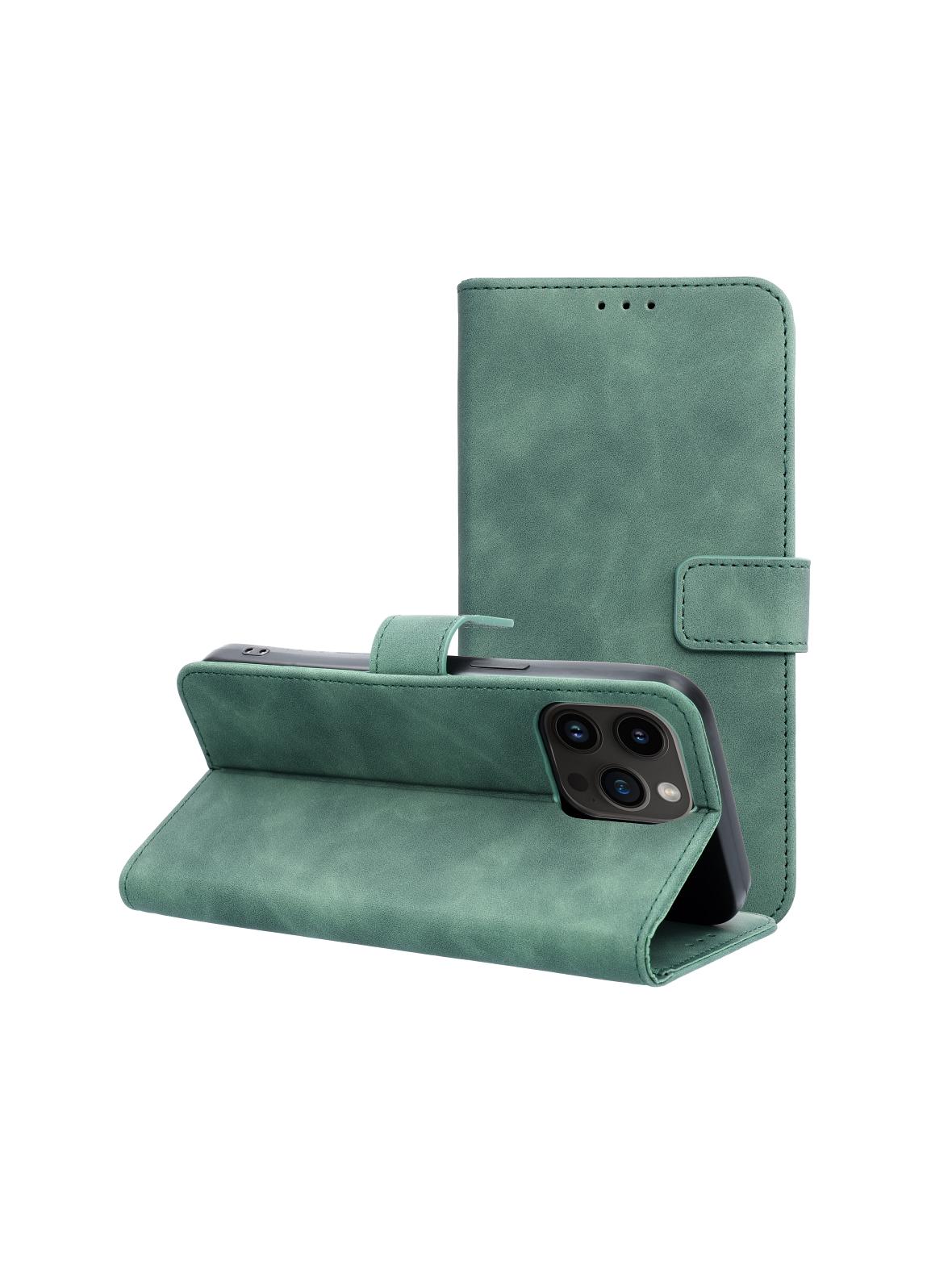 Kabura TENDER Book do IPHONE 14 Pro Max zielony