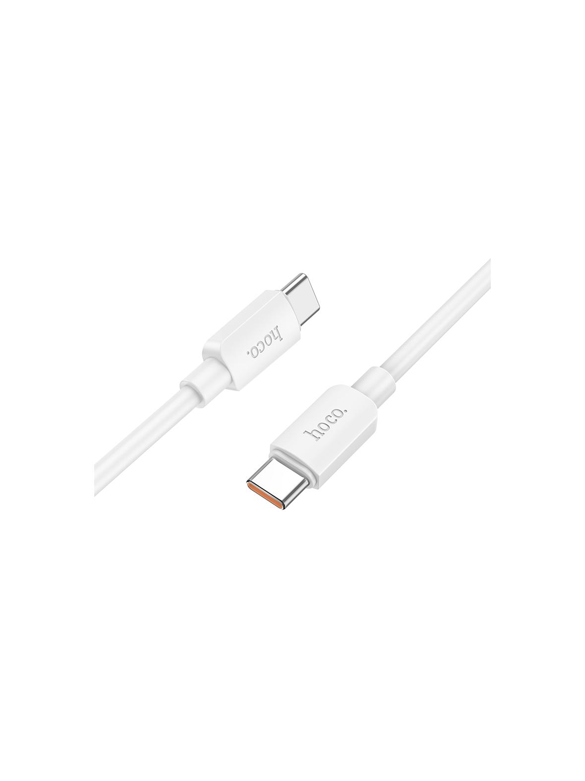 Kabel USB C do USB C Hoco PD 6A 100W 1 m X96 biały
