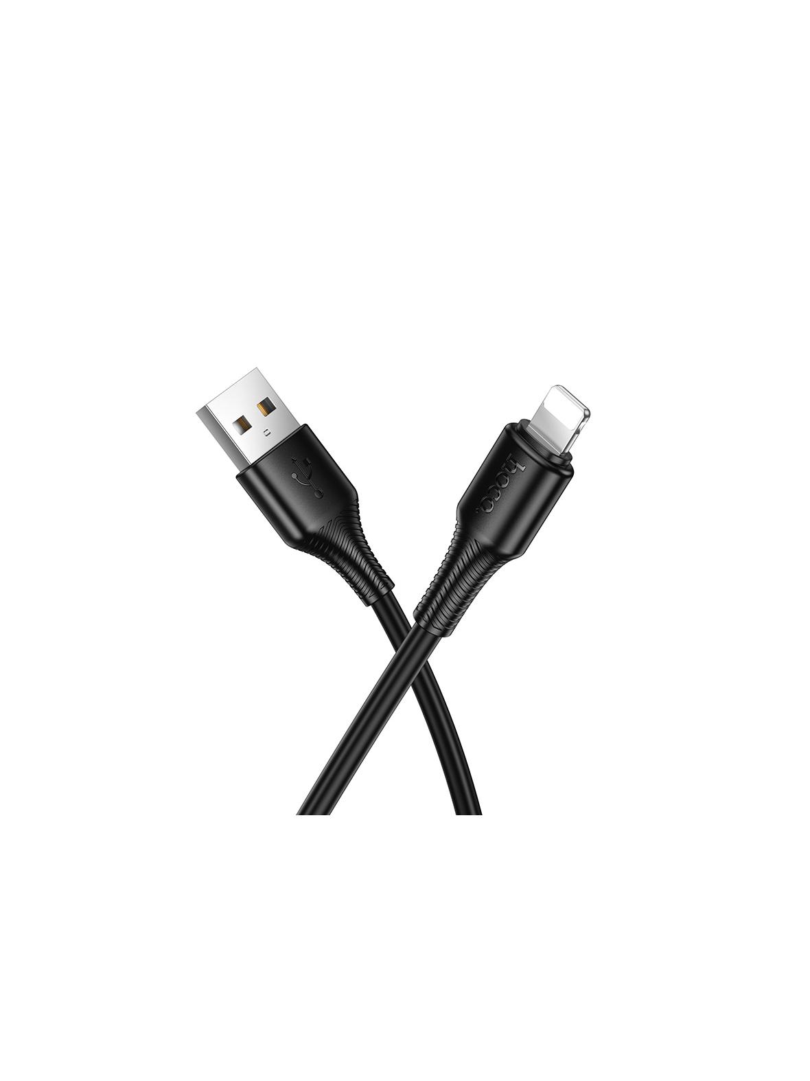 Kabel USB A do Lightning Hoco 2,4A 1 m X120 czarny