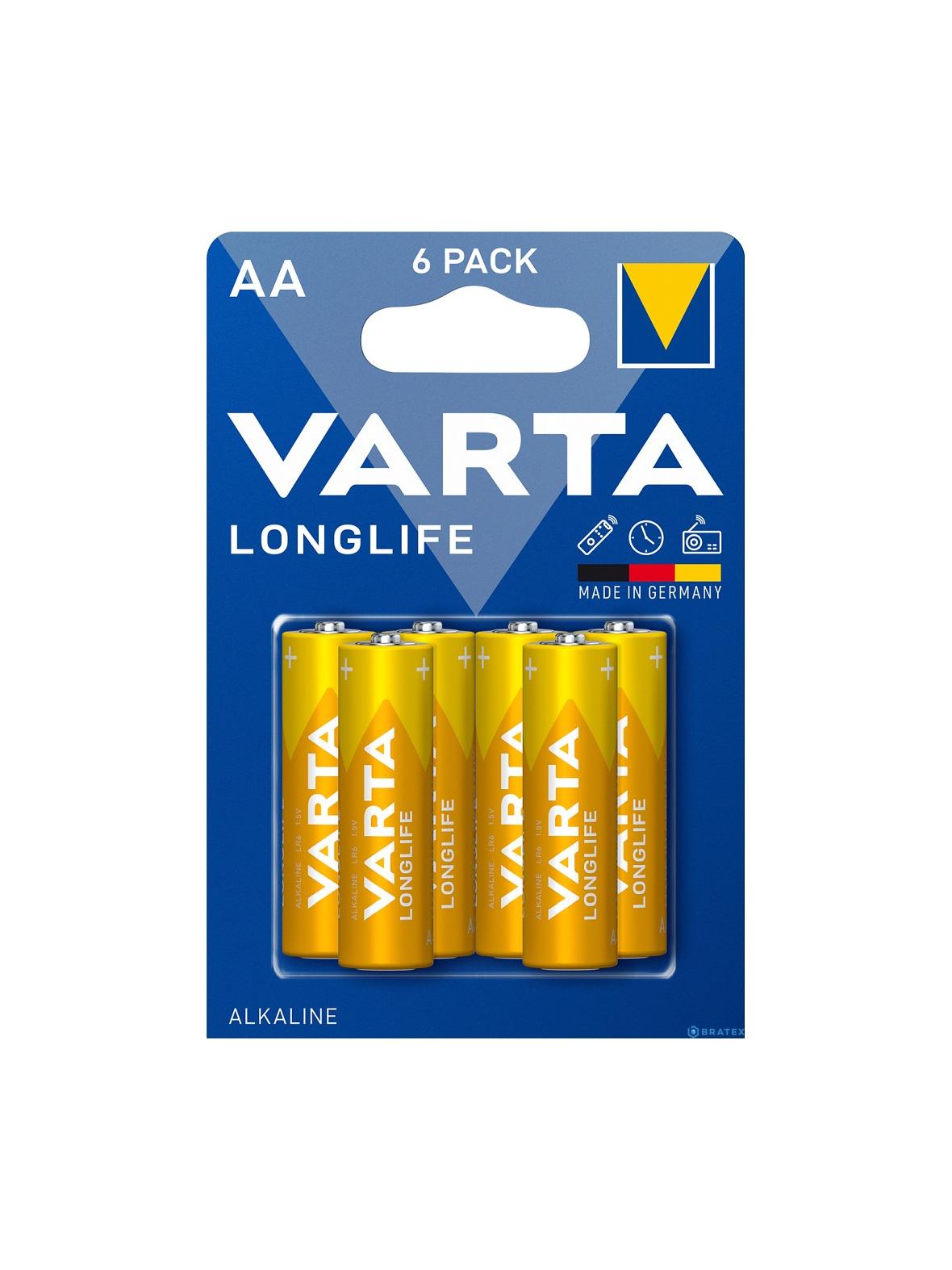 VARTA bateria alkaliczna R6 (AA) Longlife 6 szt