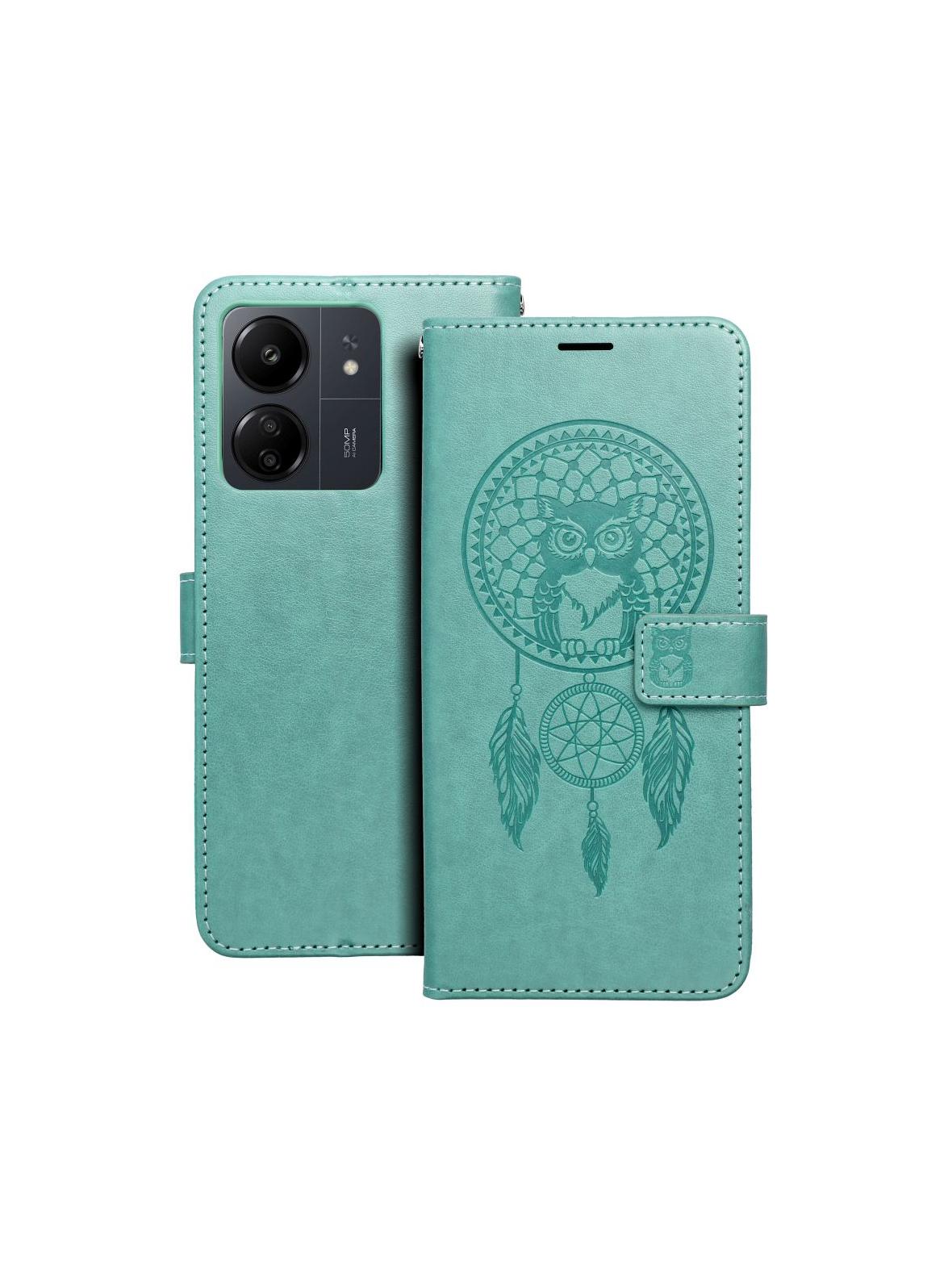 Kabura MEZZO Book do XIAOMI Redmi 13C / POCO C65 łapacz snów zielony