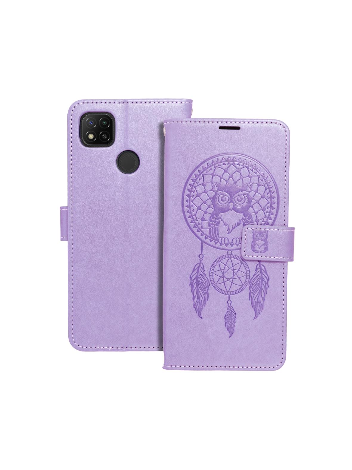 Kabura MEZZO Book do XIAOMI Redmi 9C / 9C NFC łapacz snów fioletowy