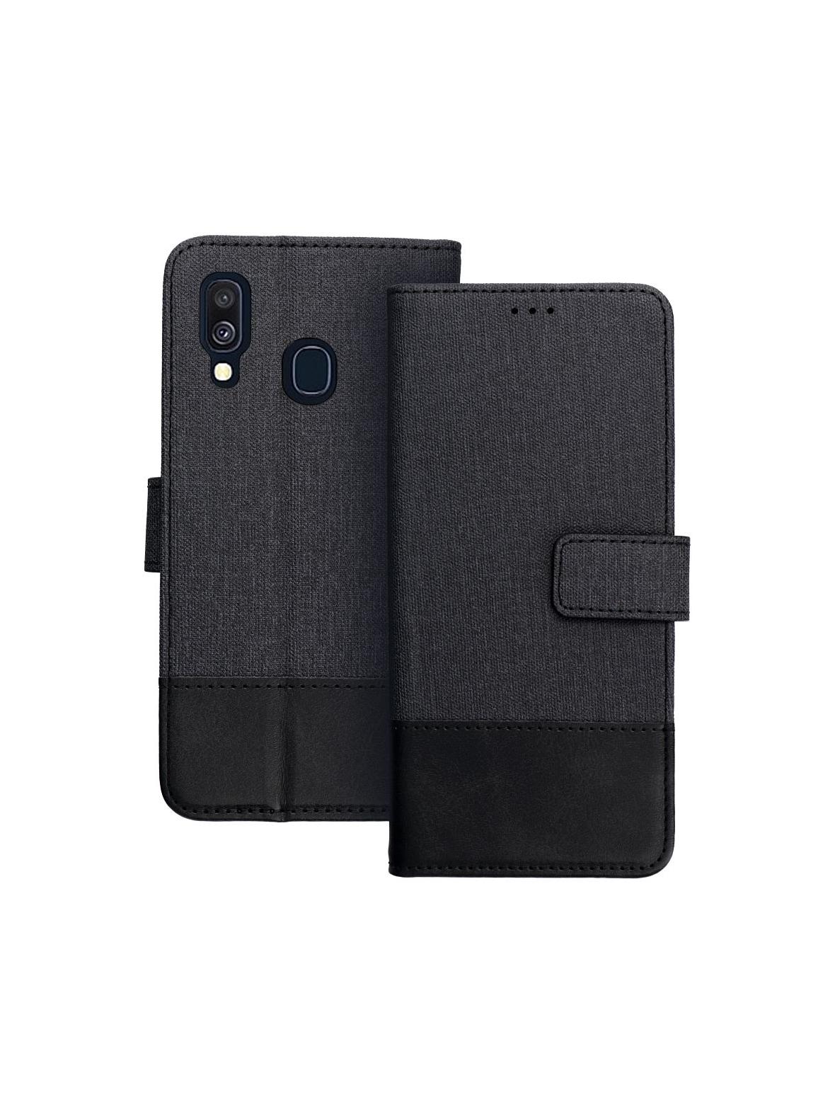 Kabura GOMMA Book do SAMSUNG A40 czarny
