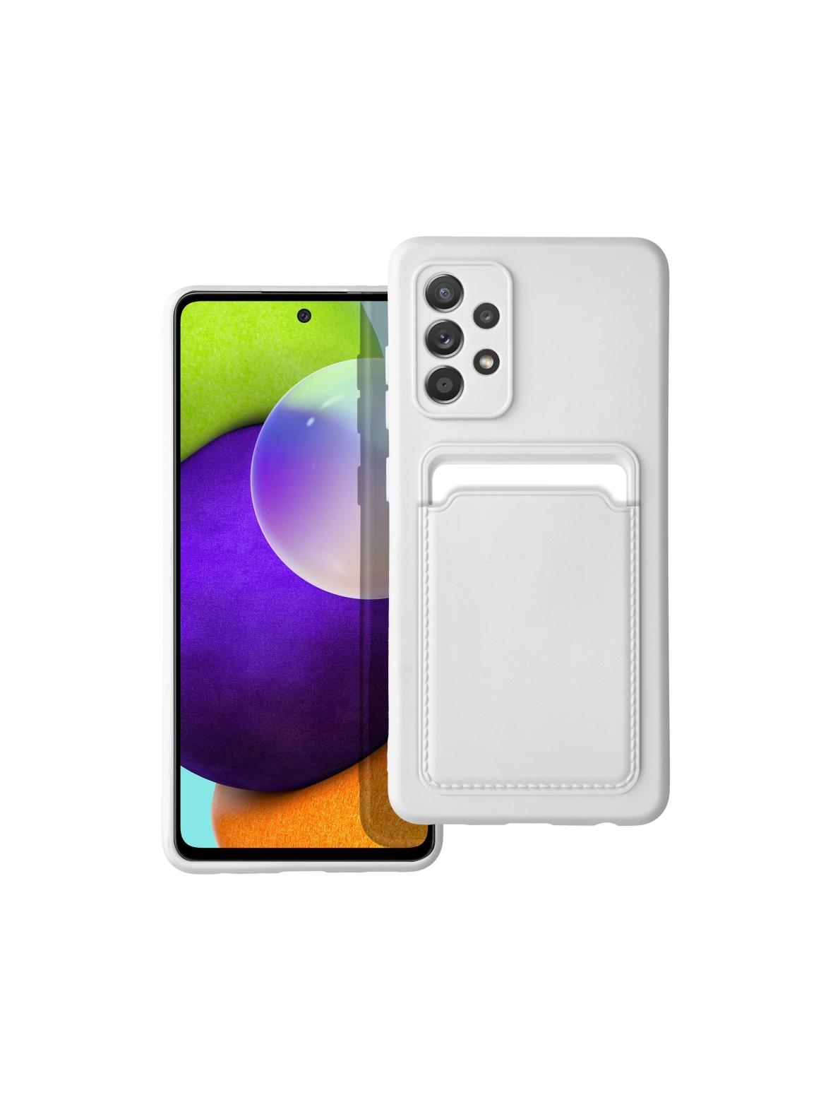 Futerał CARD CASE do SAMSUNG A52 5G / A52 LTE ( 4G ) / A52S biały
