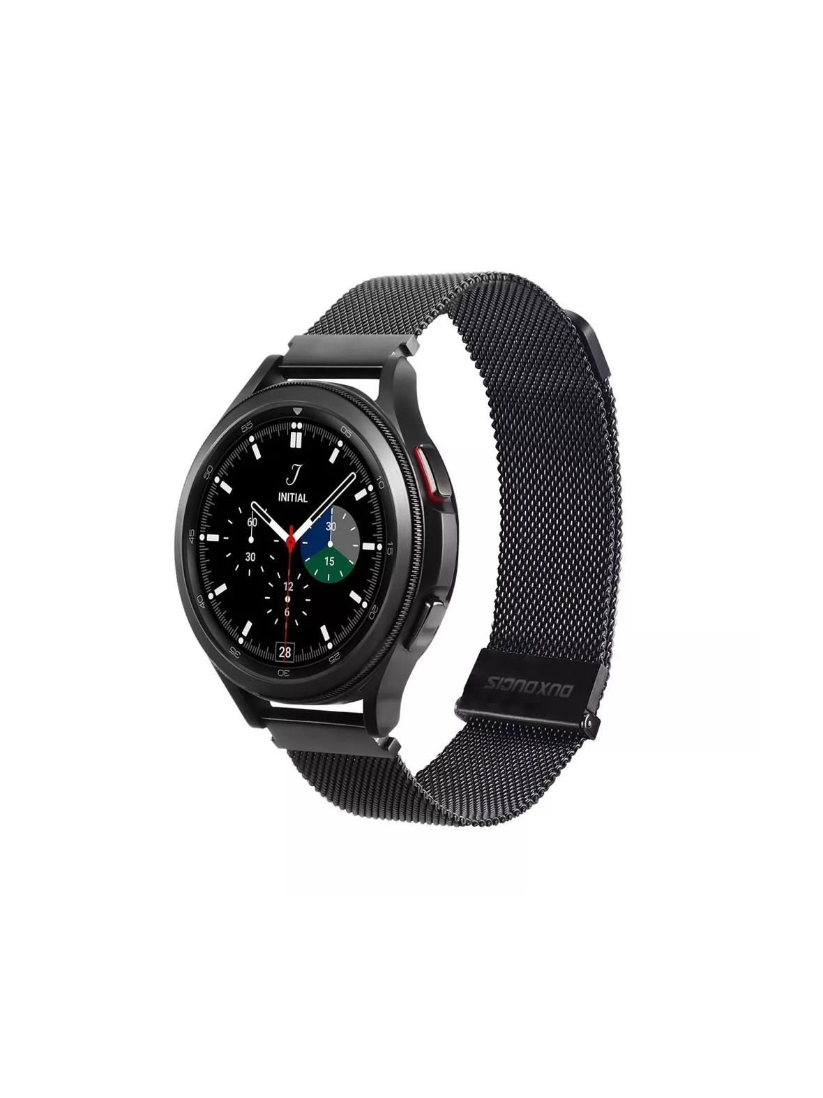 DUX DUCIS pasek MILANESE magnetyczny ze stali nierdzewnej 20 mm czarny