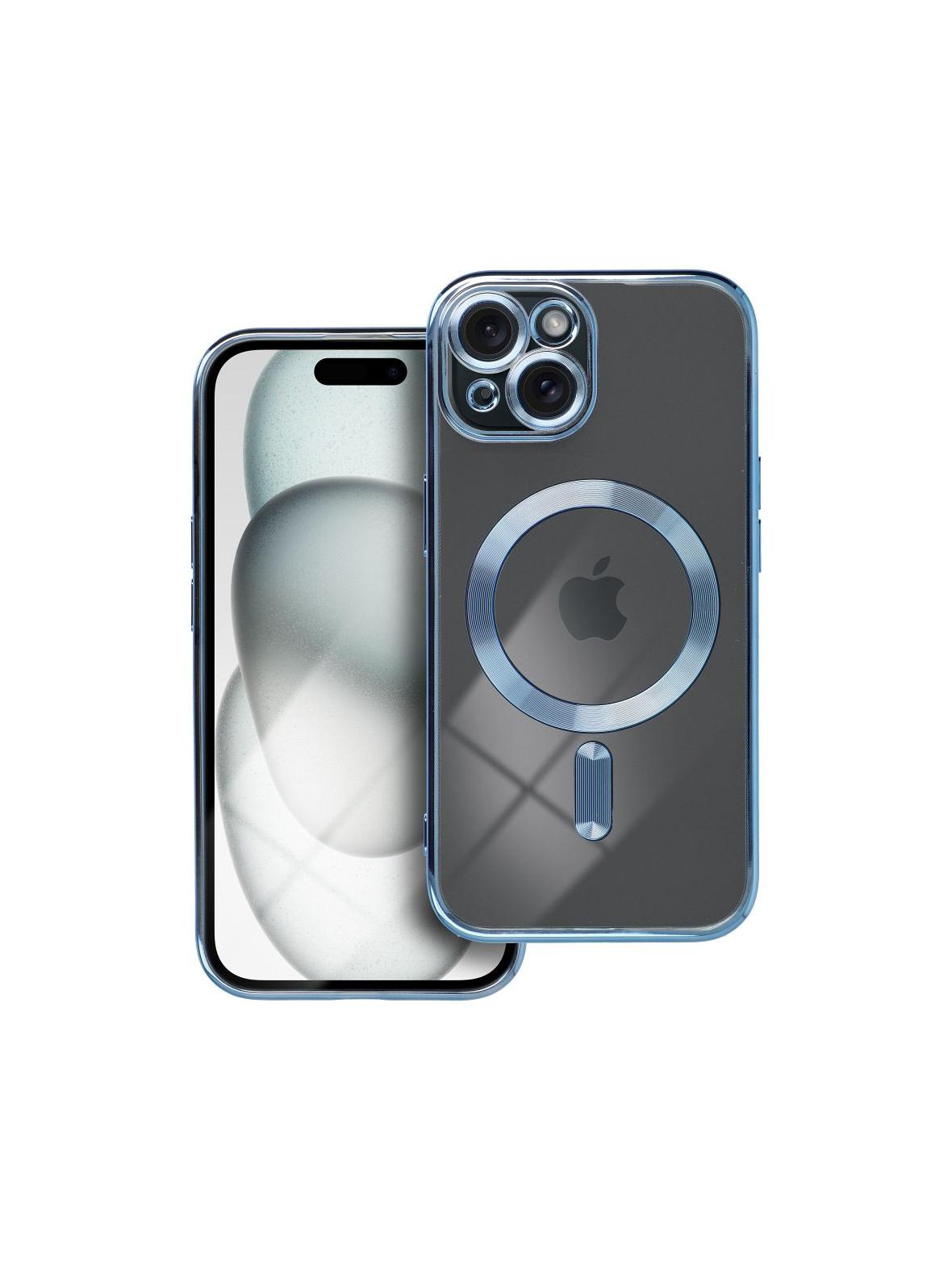 Futerał ELECTRO MAG COVER kompatybilny z MagSafe do IPHONE 15 niebieski