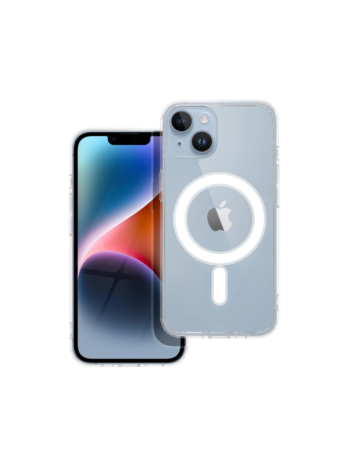 Futerał Clear Mag Cover zgodny z  MagSafe do iPhone 14 transparentny